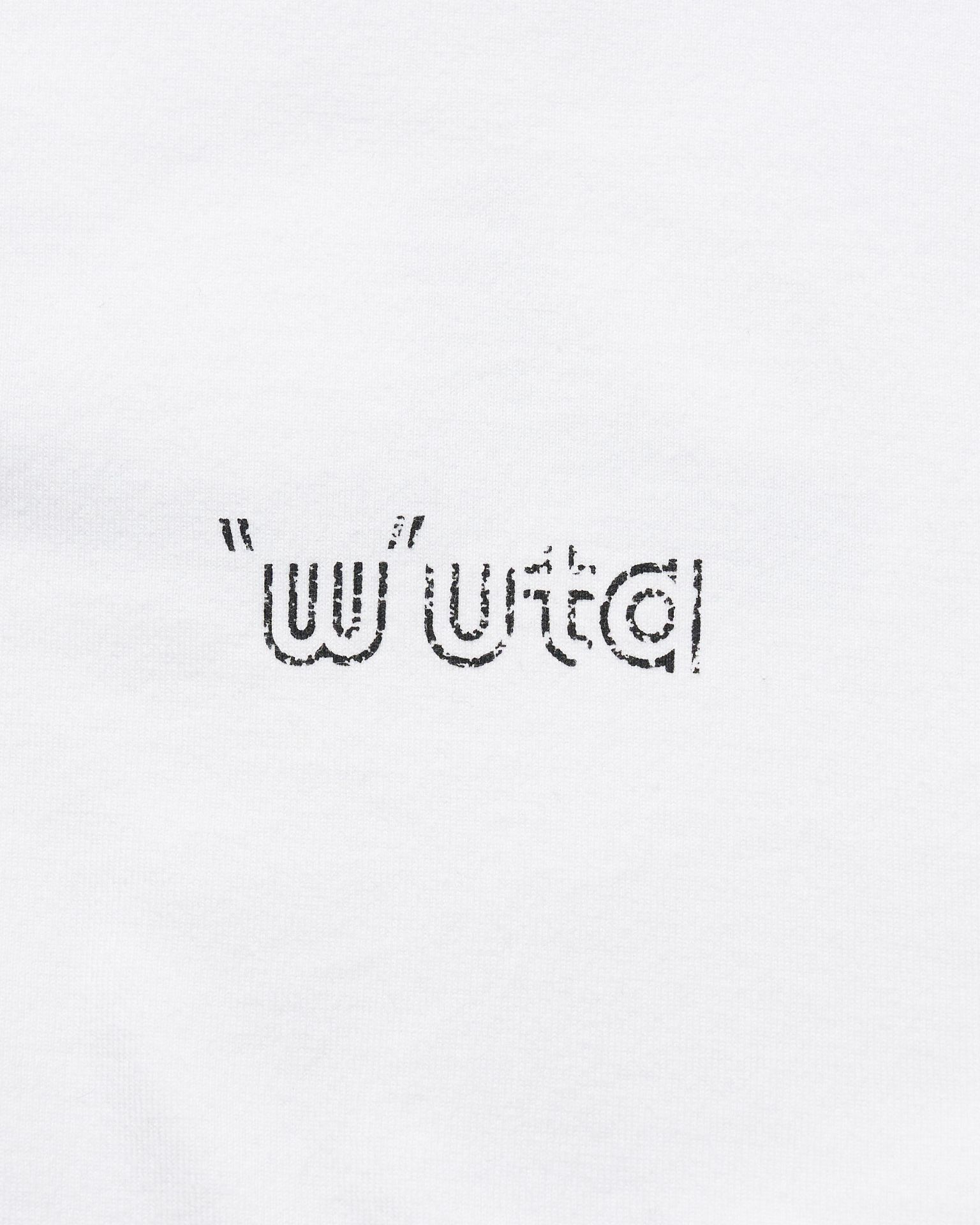 ☆先行予約☆ muta × wjk  / カットオフ モックネックロングスリーブカットソー / cut-off mock-neck L/S(printed) / WHITE [709 mw03j]