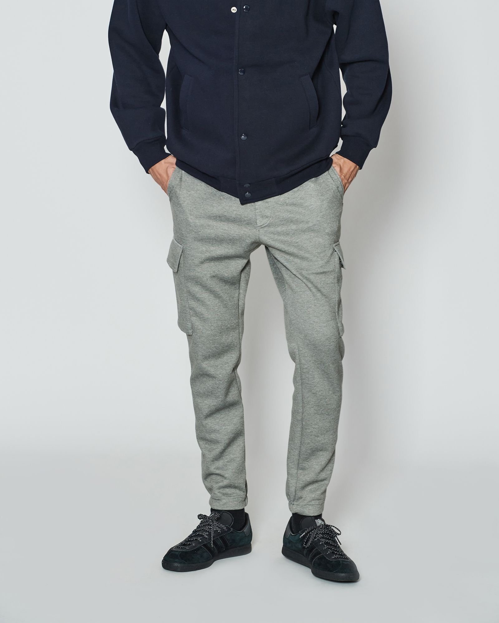 Double-knit Cargo Pant / カーゴパンツ / GREY 【PT2404】