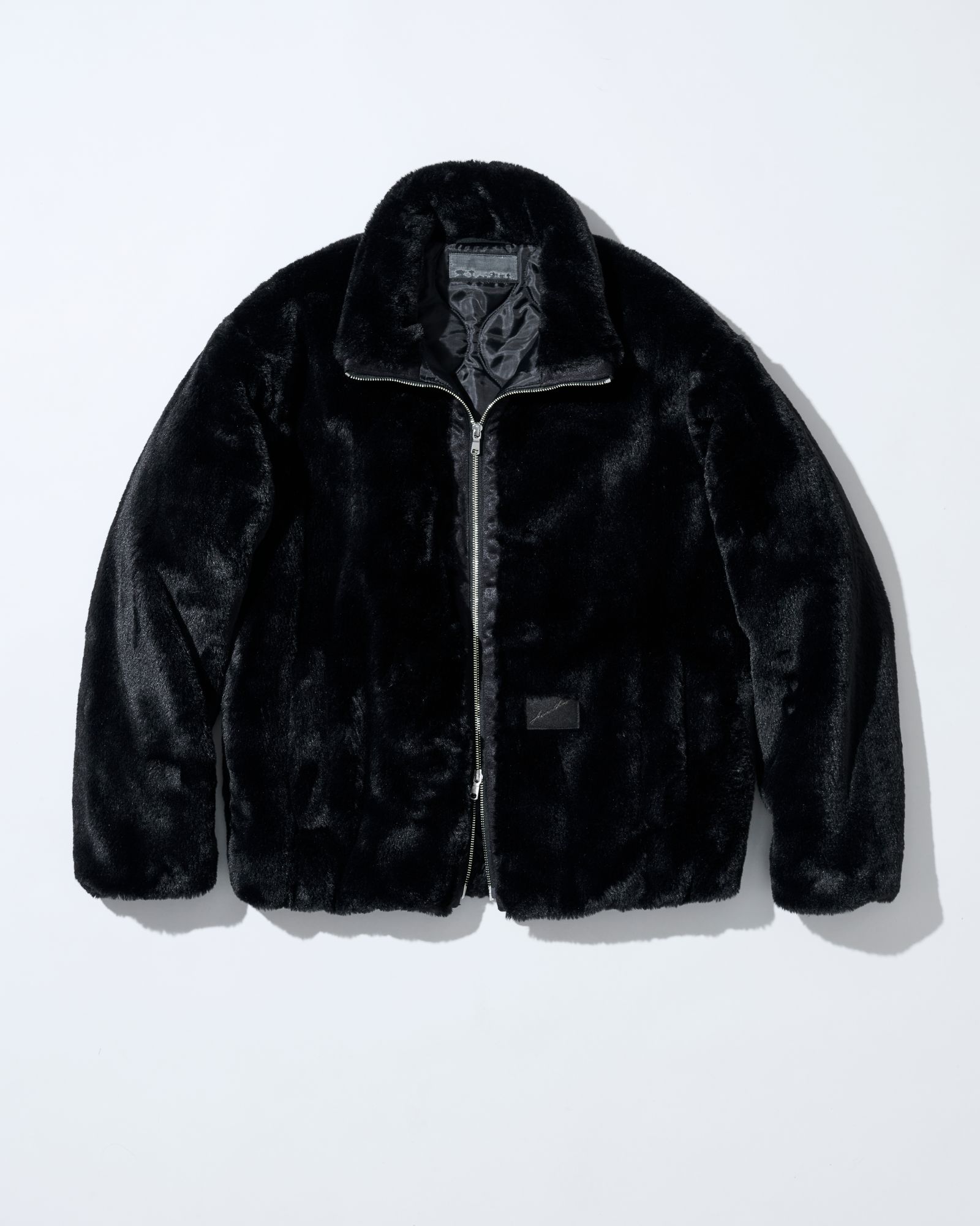☆先行予約☆ フェイクファーボンバージャケット / Faux Fur Bomber Jacket  / BLACK 【JK2503】
