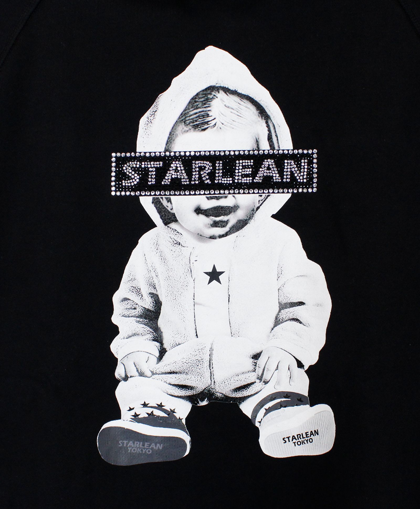 プルオーバーパーカー / SWLLOW BABY HOODIE / BLACK  [SLPP155]