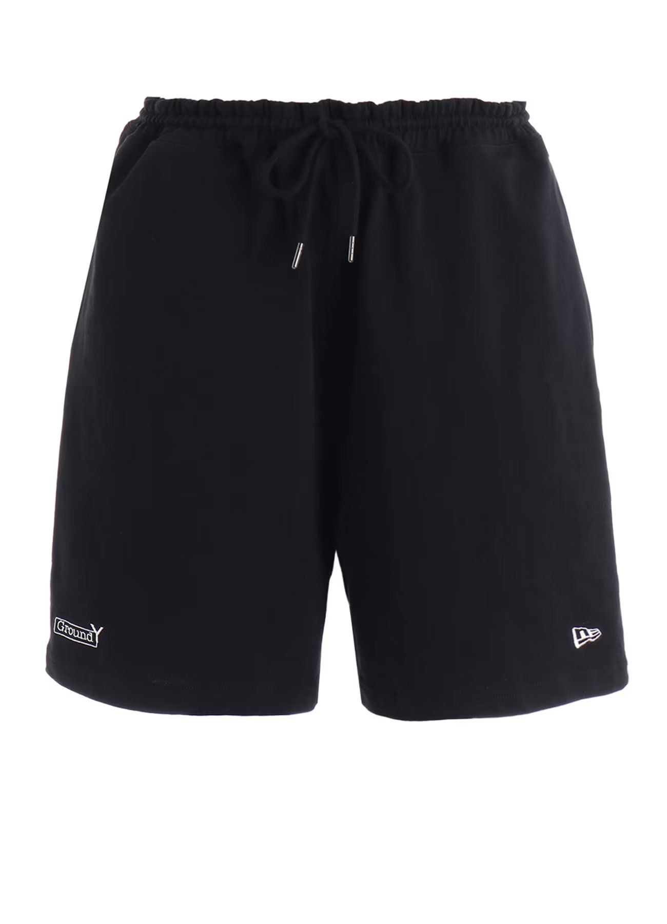 Ground Y×NEW ERA Ground Y BOX LOGO SHORT PANTS / BLACK [GK-P90-090-2]