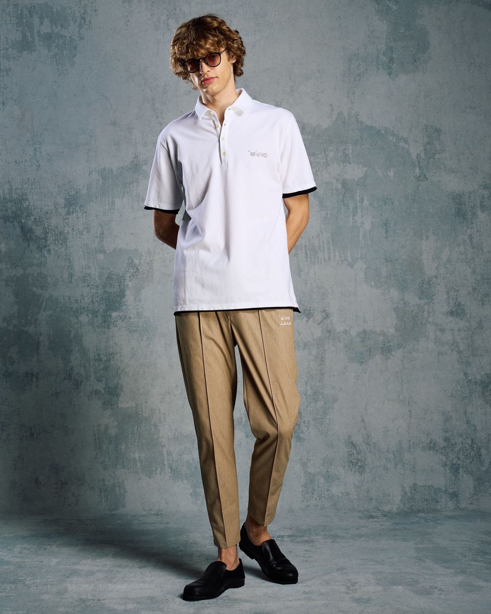 ☆先行予約☆ muta × wjk  / ピンタック イージースラックス / smart pin-tuck slacks  / CAMEL [501 mw01i]