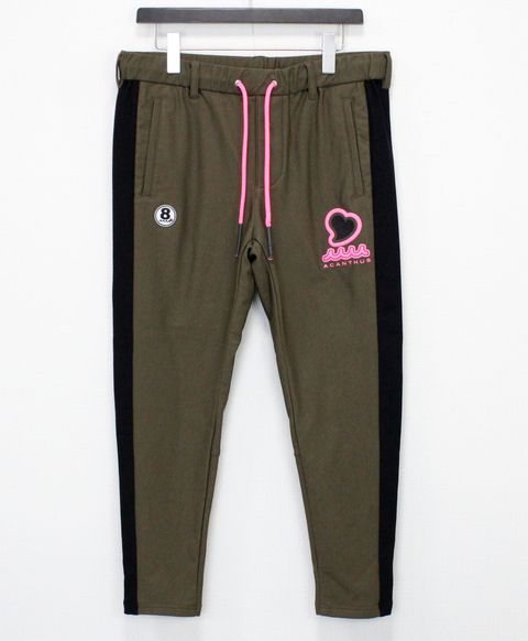 ⭐︎femt LIMITED⭐︎ muta MARINE × ACANTHUS  / muta sweet Logo HEAT PERFORMA Sideline Pants / ヒートパフォーマサイドラインパンツ / KHAKI【MA2548SP】