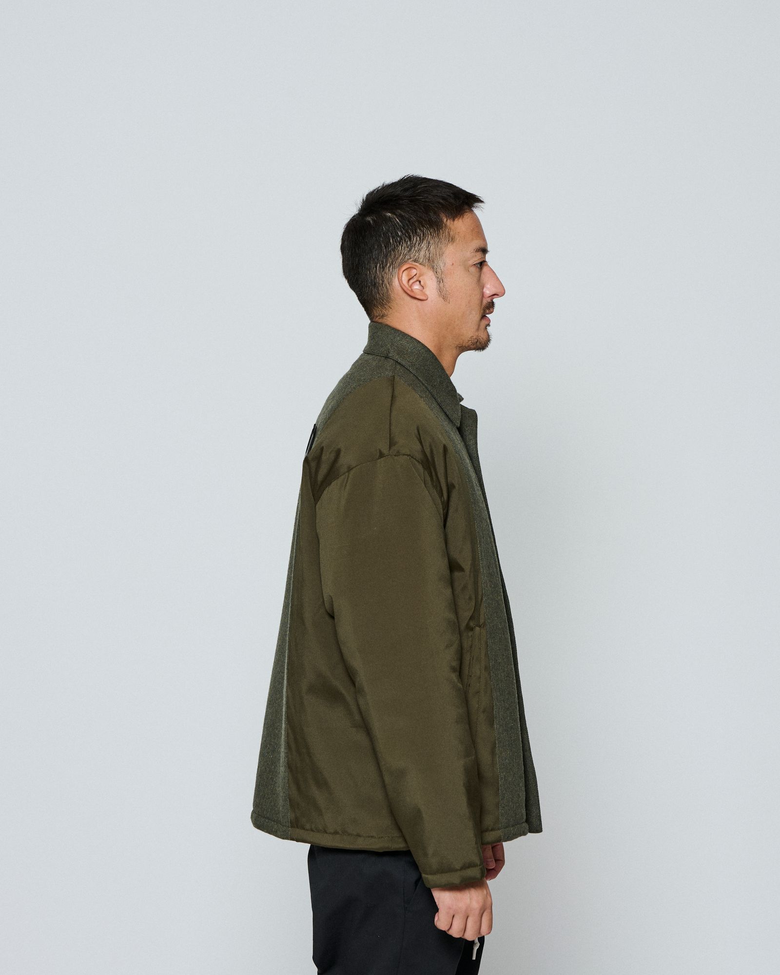 ☆先行予約☆ muta MARINE × ACANTHUS / コーチジャケット / Split Coach Jacket / KHAKI 【MA2651】