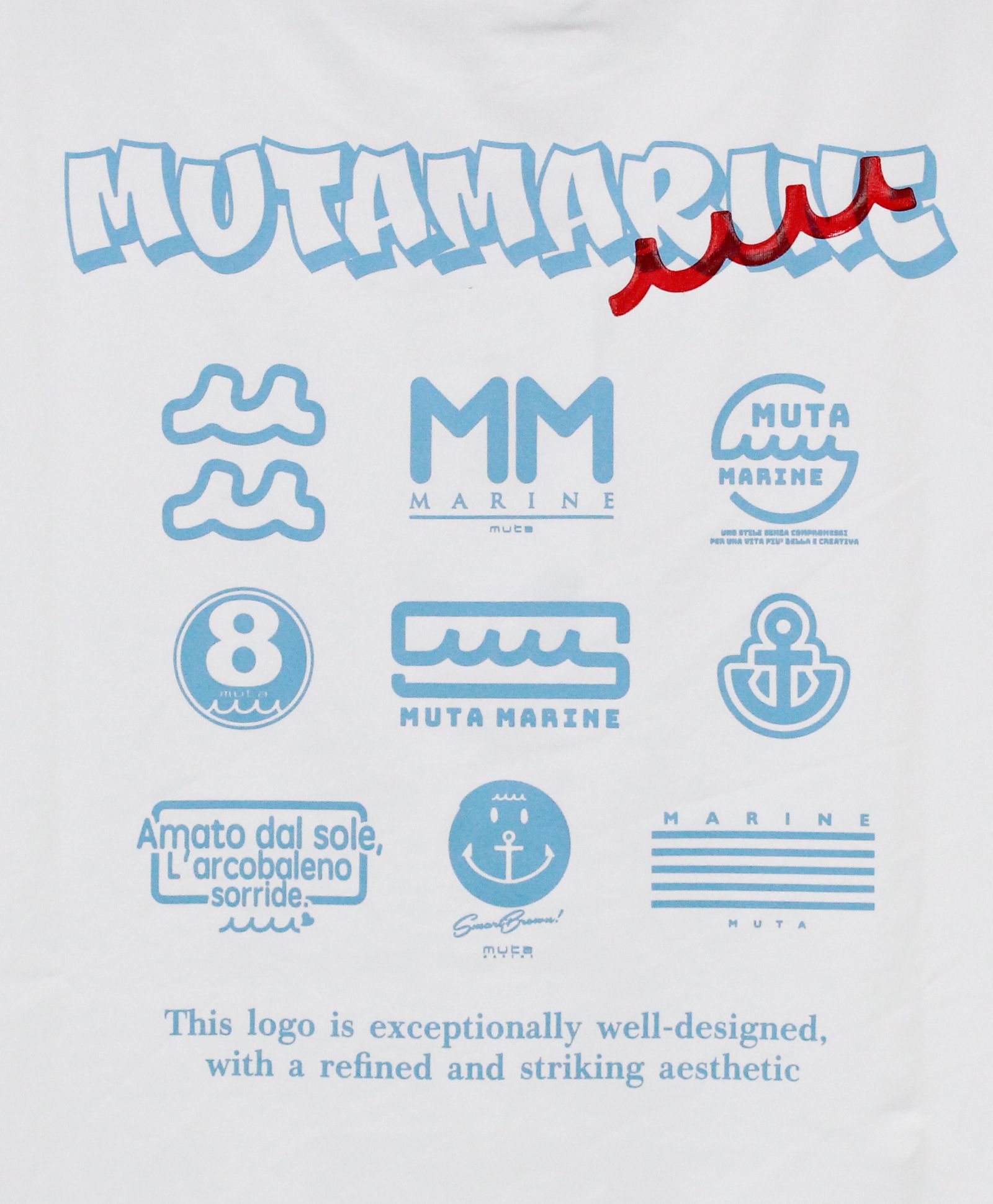 マルチロゴ ストレッチTシャツ / ホワイト [MMKW-434769]