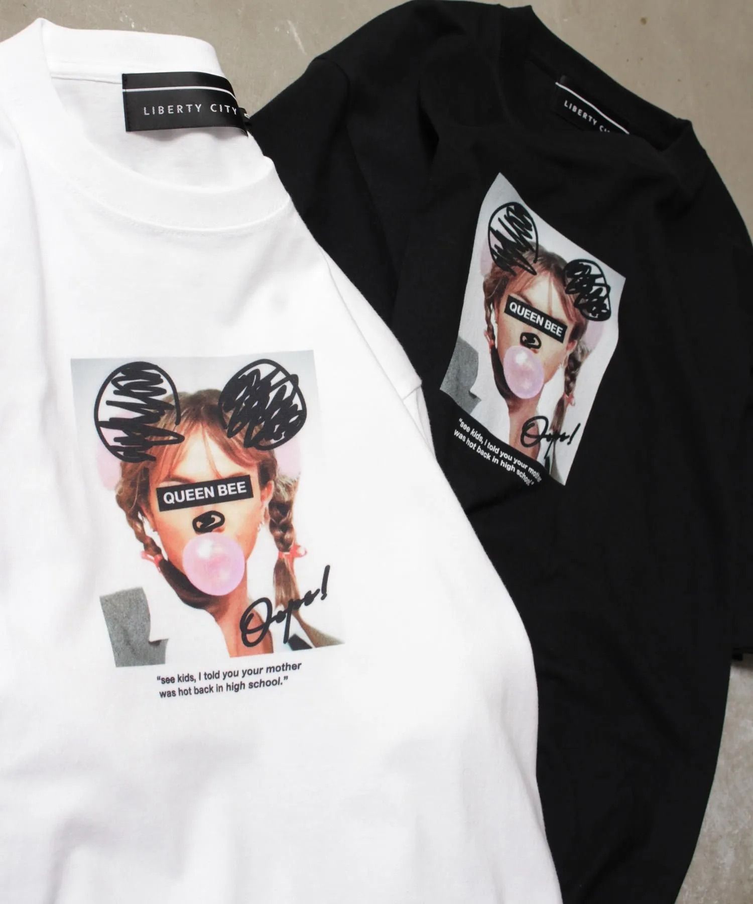 [Oops!] Tシャツ / BLACK [251024BR]