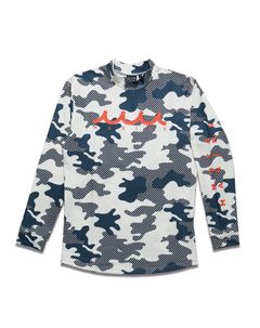 ラッシュロングスリーブTシャツ (ダイアゴナルカモ) / ホワイト [MMTK-440010] ⭐︎4月29日より随時出荷⭐︎