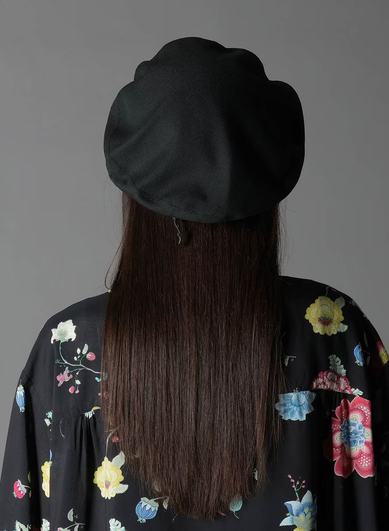 Ground Y×NEWERA(R) GROUND Y LOGO COTTON BERET  [GP-H50-081-1]