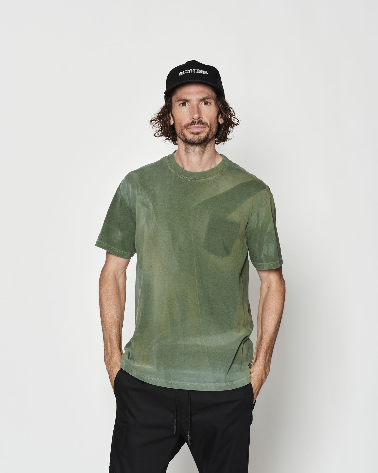 ☆先行予約☆ エイジングゴーストポケットTシャツ  /  Aging Ghost Pocket Tee / OLIVE【CT2603】
