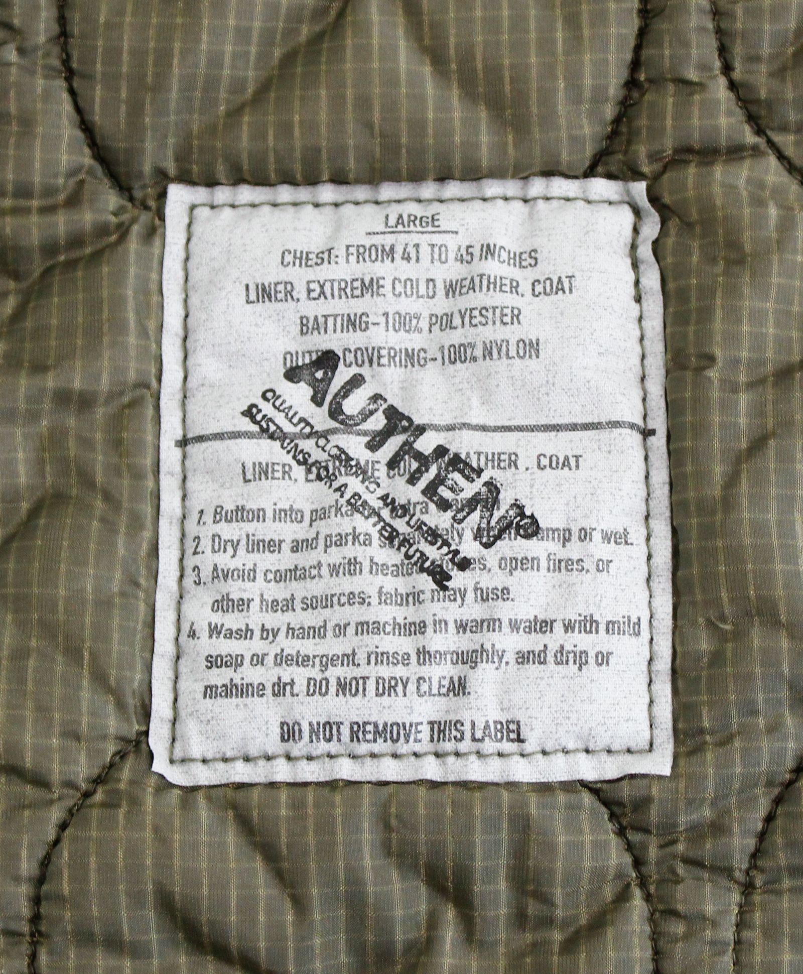 AUTHEN - ミリタリーライナー ポーチ L / MILITARY LINER POUCH AUTHEN - ミリタリーライナー ポーチ L / MILITARY LINER POUCH