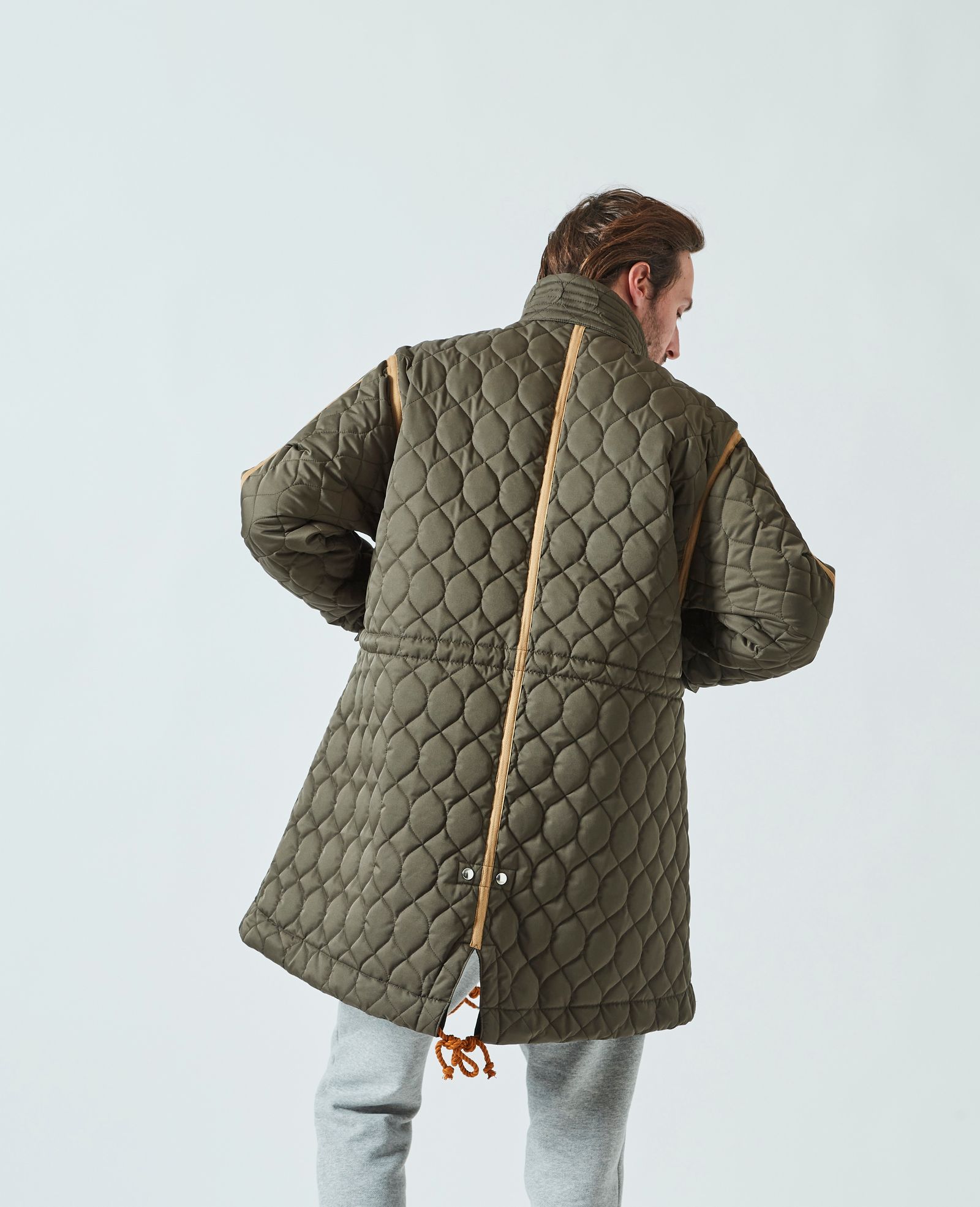 Quilting Mods Coat / OLIVE 【CO2301】
