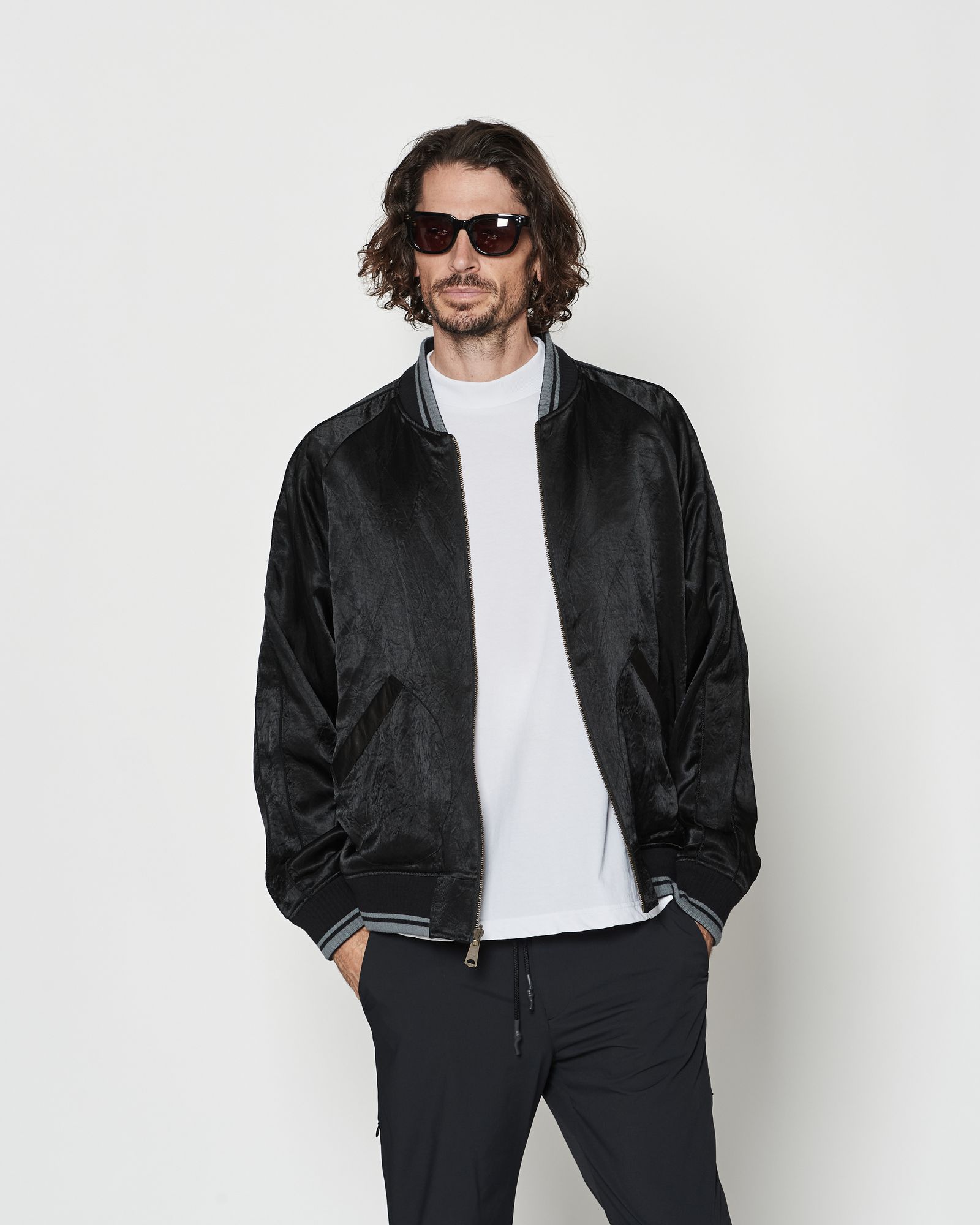 ☆先行予約☆ リバーシブルスーベニアジャケット / Souvenir Jacket / BLACK 【JK2603】