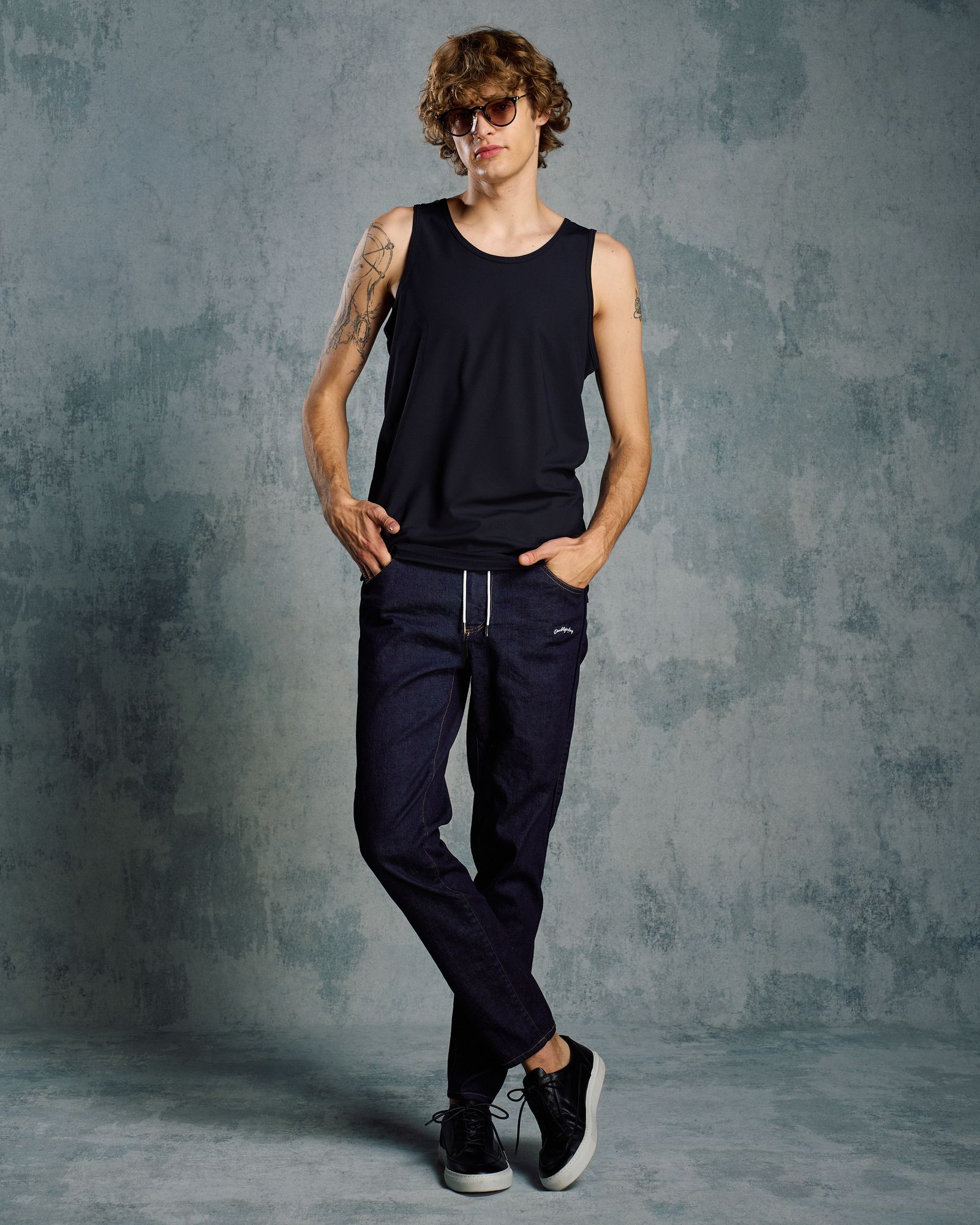 ☆先行予約☆ クールタンクトップ /  cool tank top / BLACK [7133 pe55i]
