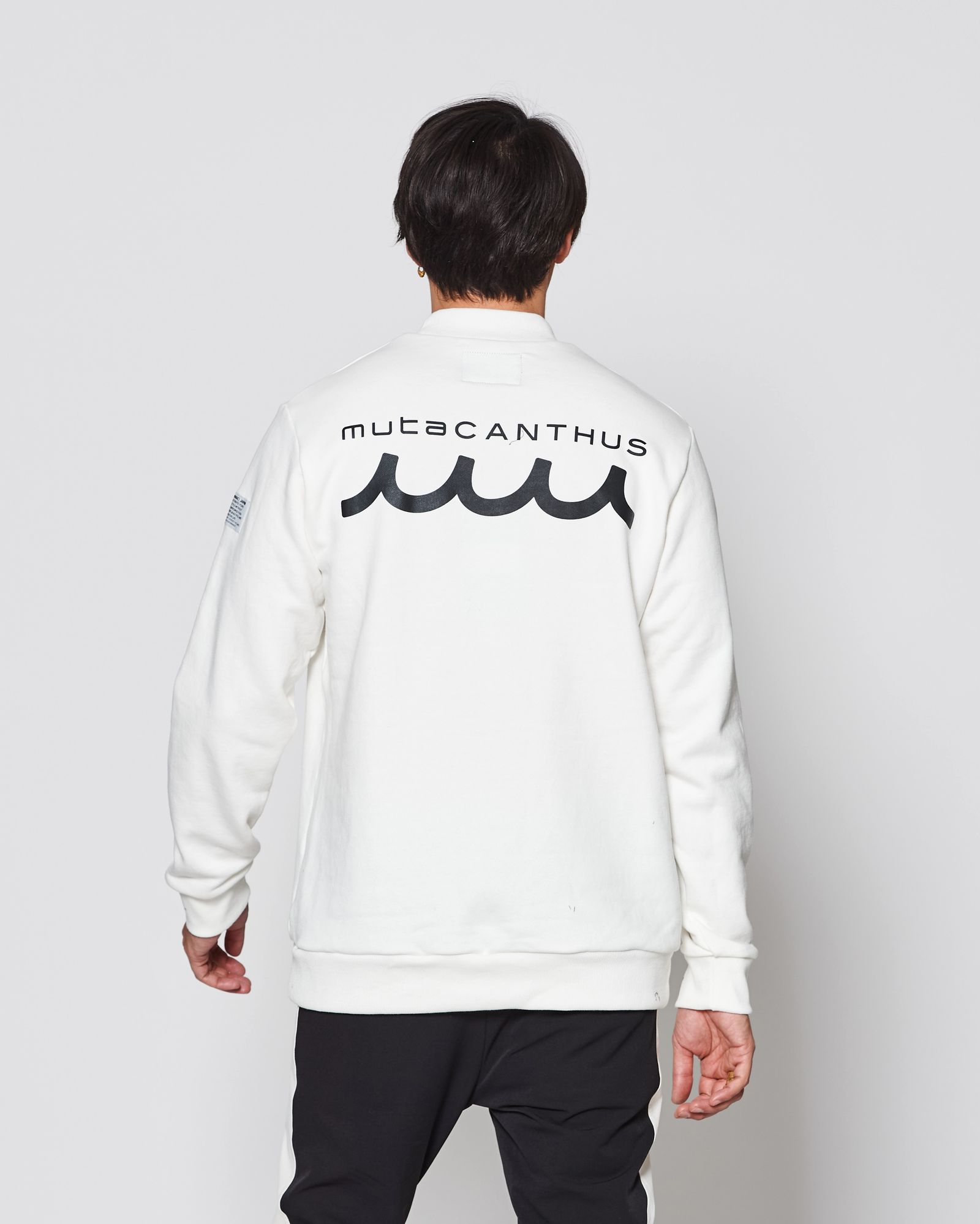 ☆先行予約販売2025年9月下旬～10月下旬頃入荷予定☆ ACANTHUS × muta MARINE / muta Mockneck Sweatshirts / スウェット / WHITE 【MA2535】
