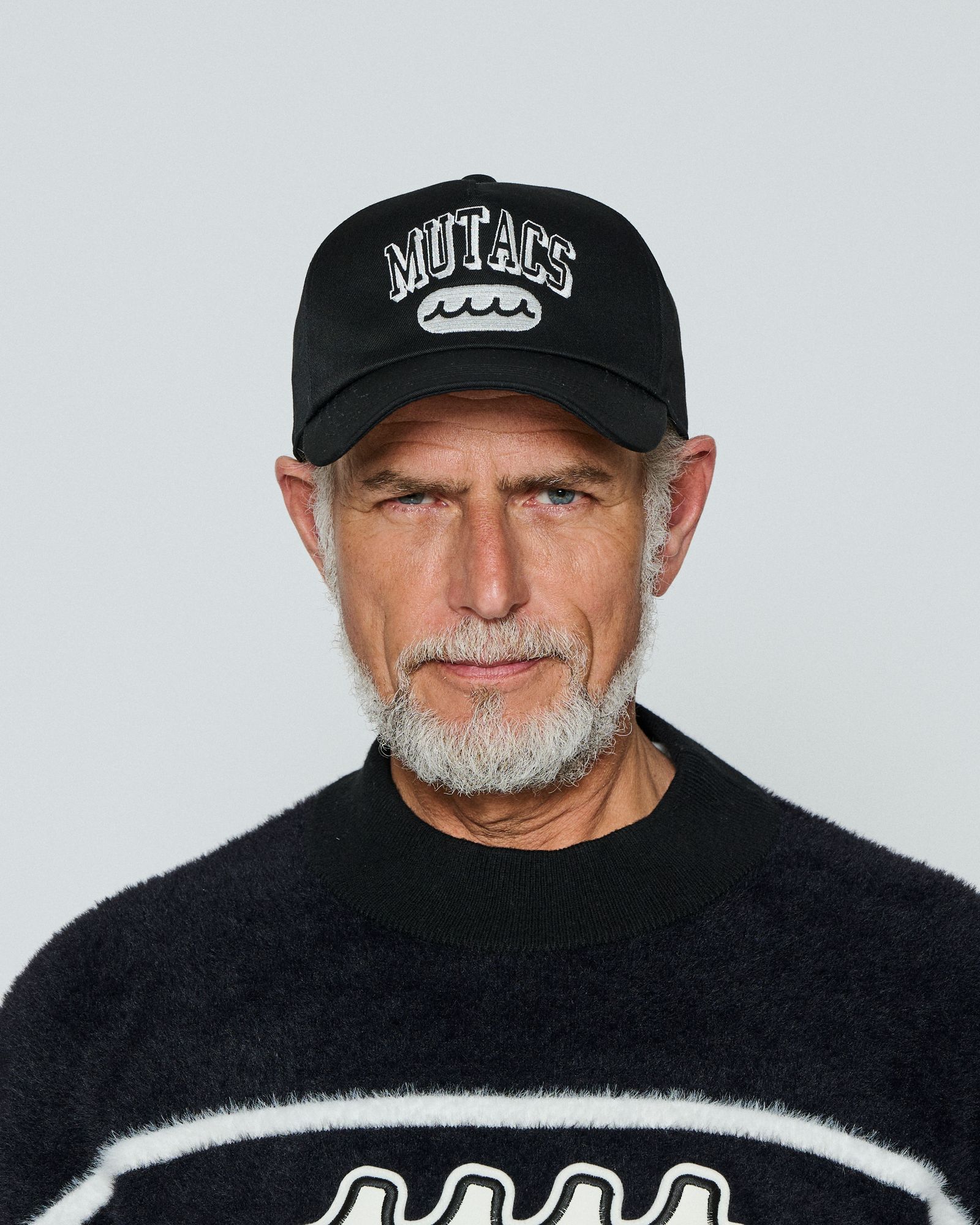 ☆先行予約☆ muta MARINE × ACANTHUS / カレッジロゴキャップ / Shadow College Logo Cap / BLACK 【MA2663】