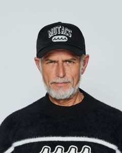 ☆先行予約☆ muta MARINE × ACANTHUS / カレッジロゴキャップ / Shadow College Logo Cap / BLACK 【MA2663】