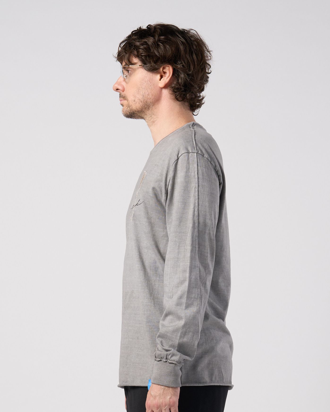 ☆先行予約☆Maison Honoré Paris× wjk  / ハートフィッシュ カットオフ 長袖Tシャツ / heart fish cut-off L/S / l.gray×silver【711 hw01k】