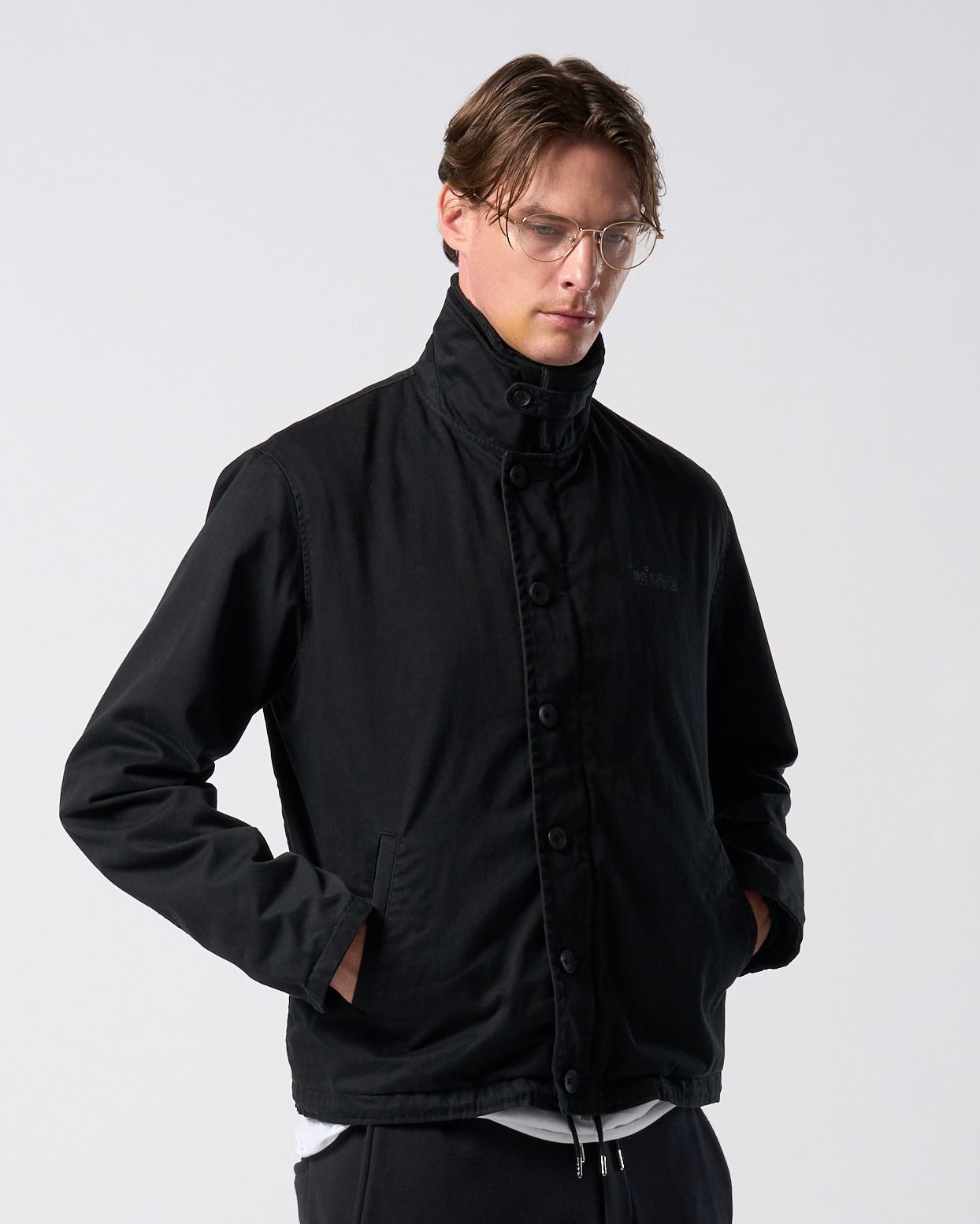 ☆先行予約☆ muta × wjk  / ユーティリティーデッキジャケット / utility deck jacket / BLACK [205 mw06j]