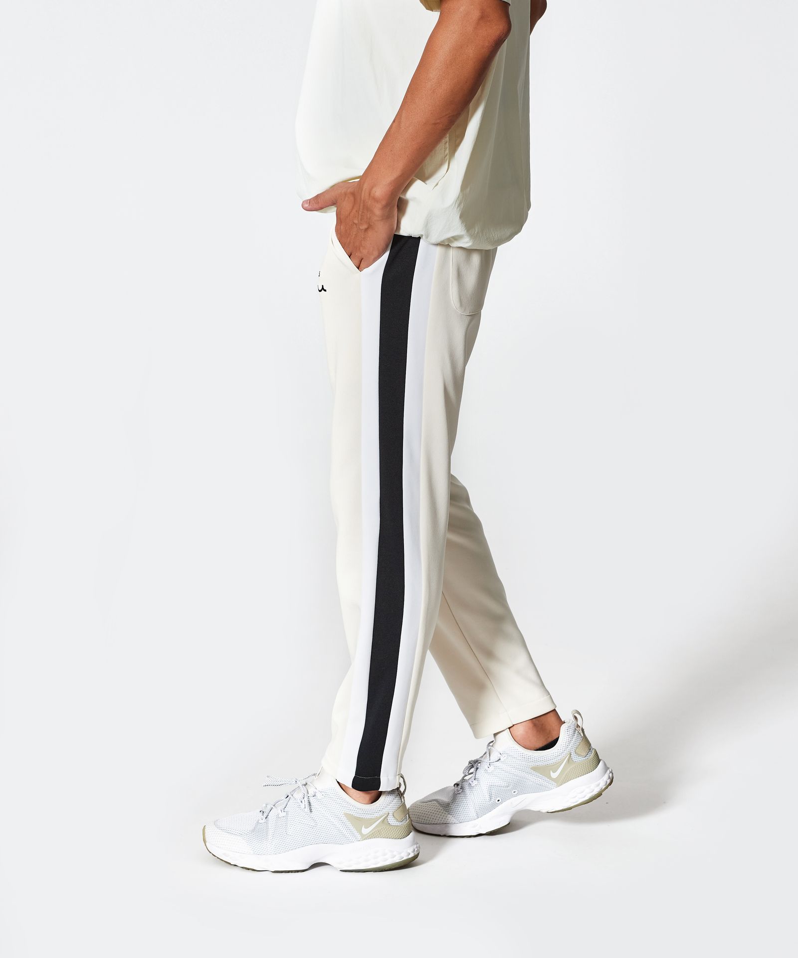 ACANTHUS × muta MARINE / muta Track Pants / トラックパンツ / WHITE 【MA2406】
