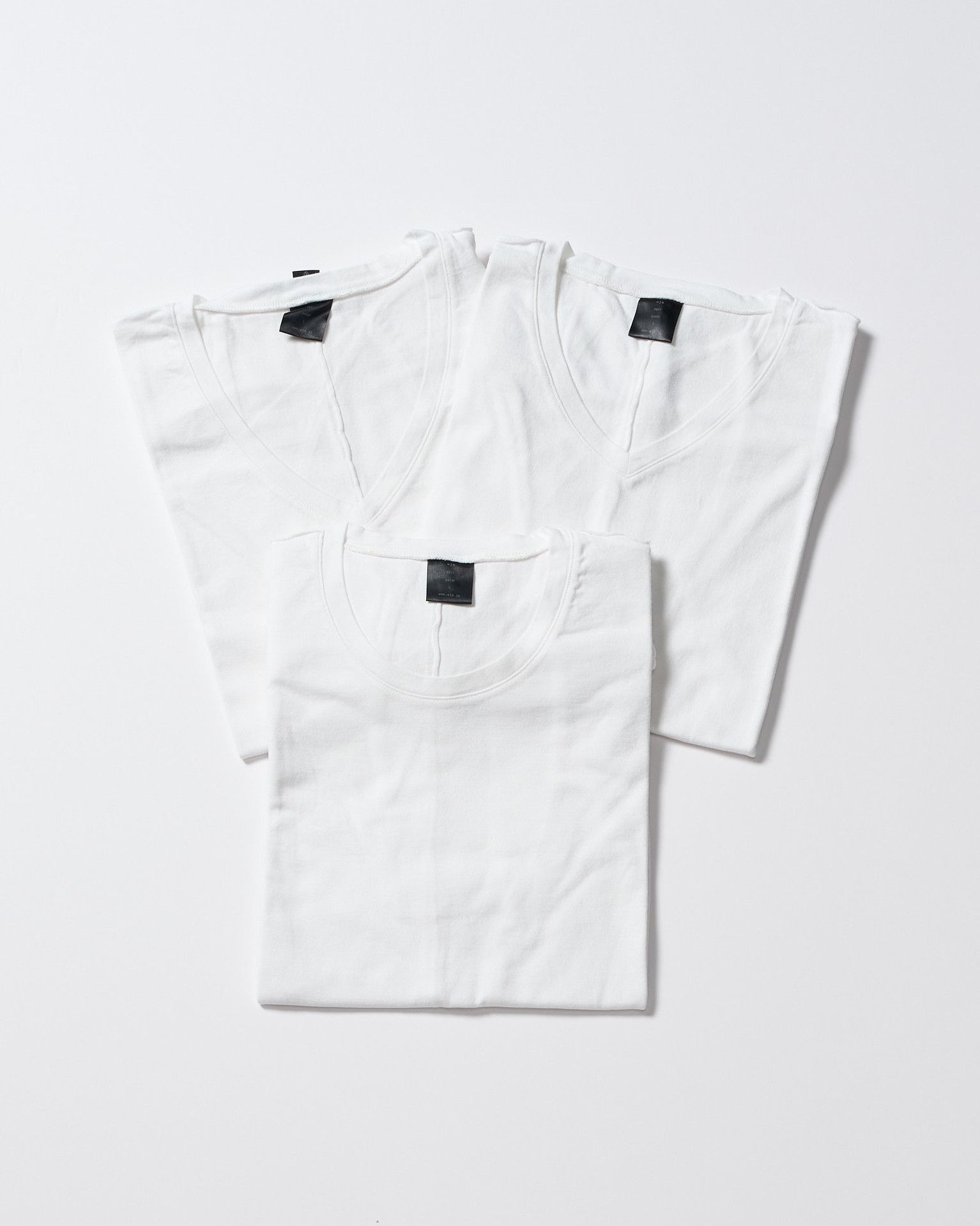 ☆先行予約☆ 3パックTシャツ /  3 in pack-T S/S / WHITE[9921 pk05i]