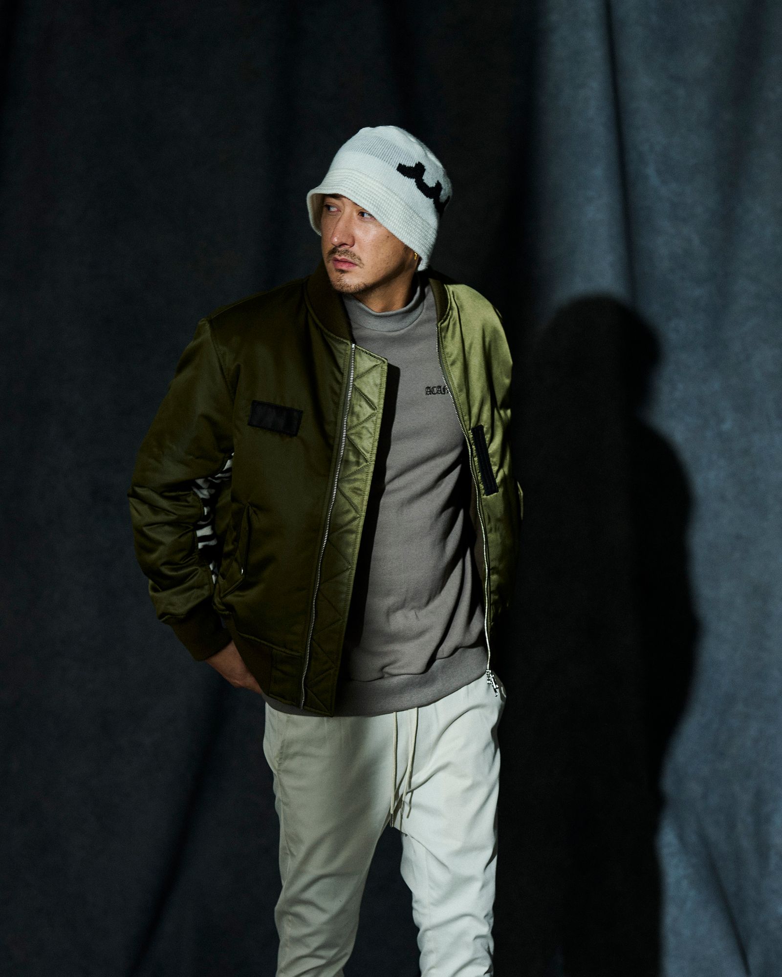 ☆先行予約☆ muta MARINE × ACANTHUS / オーバーサイズMA-1 / Oversize MA-1 / KHAKI 【MA2649】
