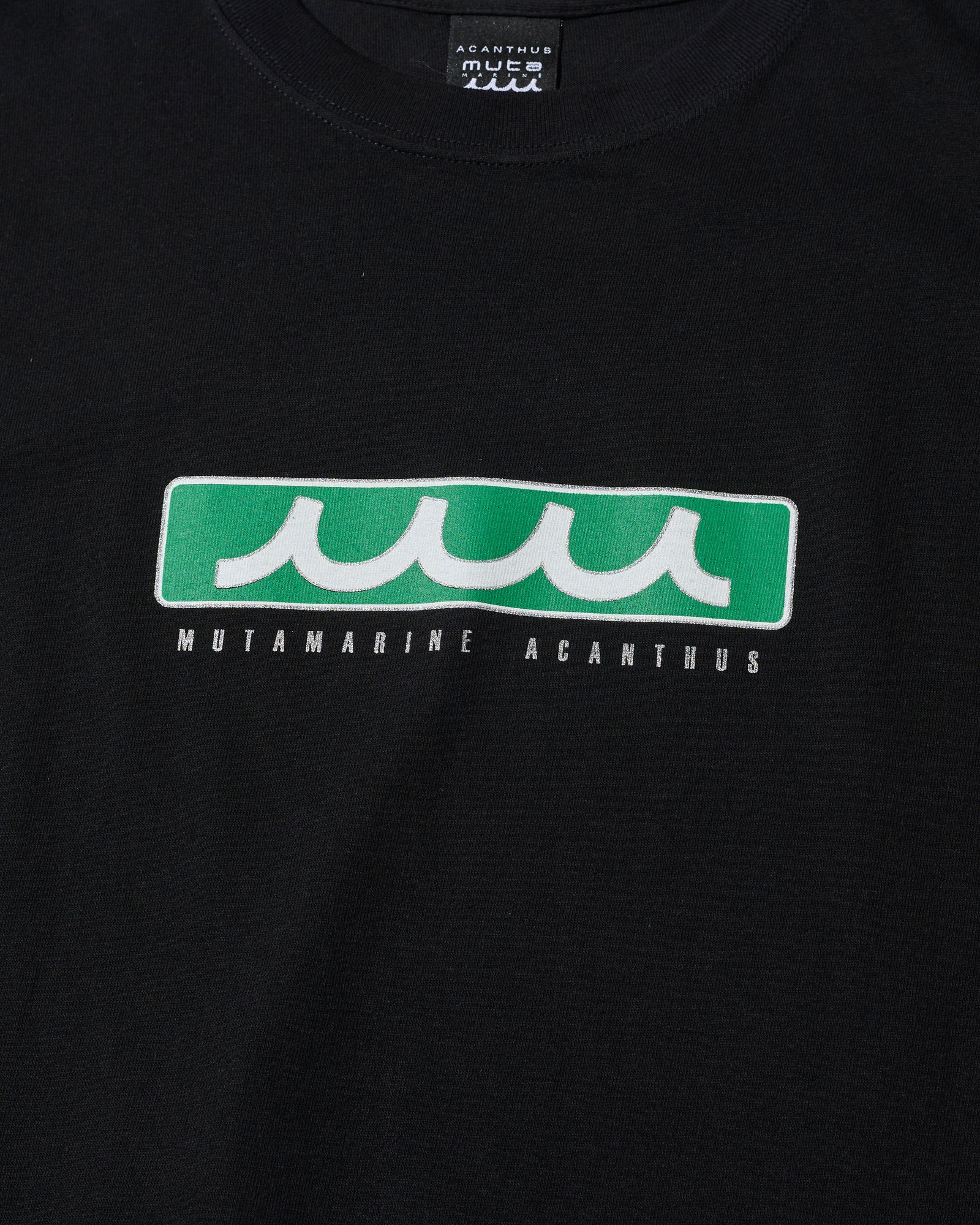 ☆先行予約☆muta MARINE × ACANTHUS  / ボックスロゴTシャツ /  Box Logo Tee / BLACK【MA2716】