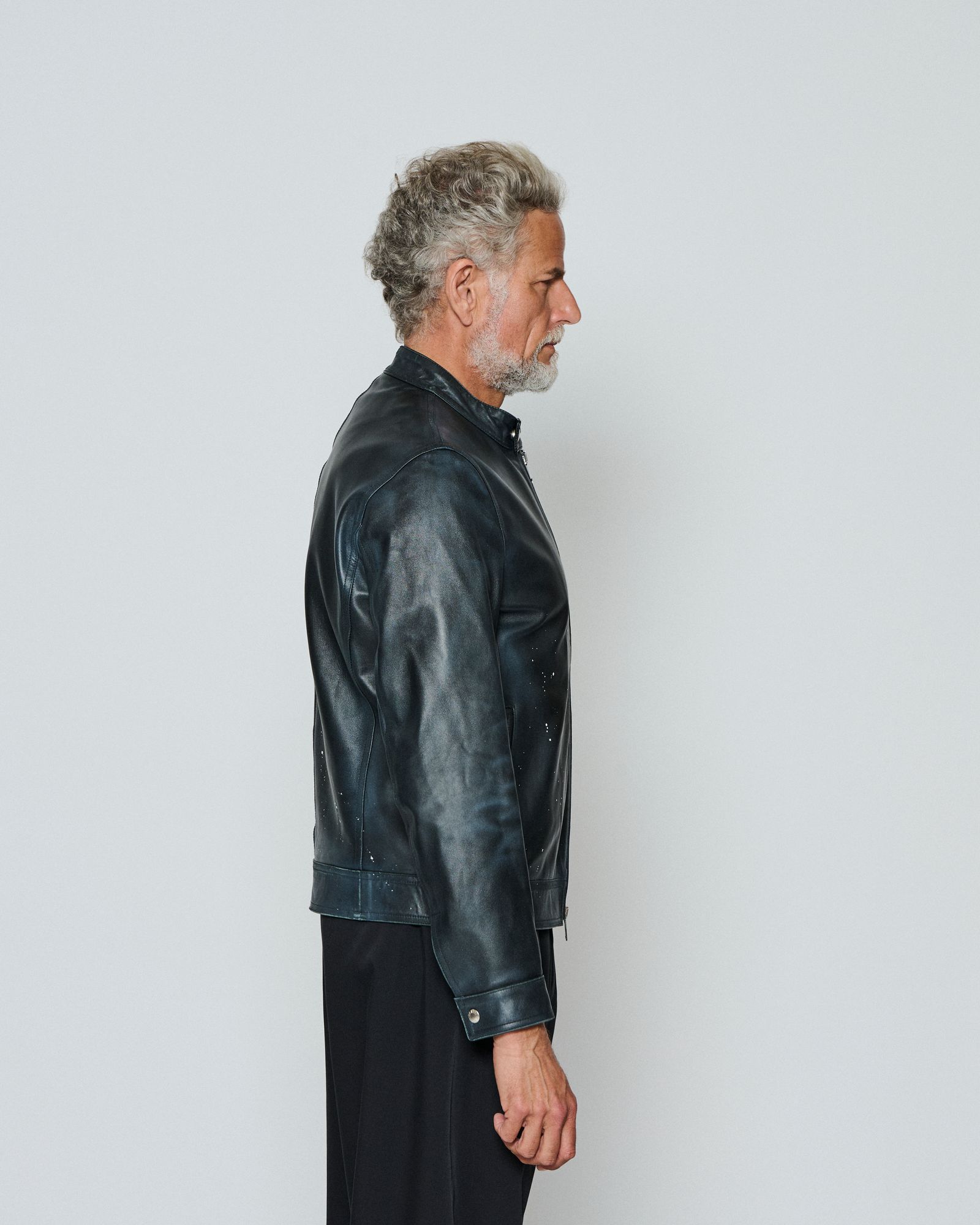 ☆先行予約販売☆ Emmeti x ACANTHUS レザージャケット /   "JURI"  Aged Edition  / BLACK 【LM2601】