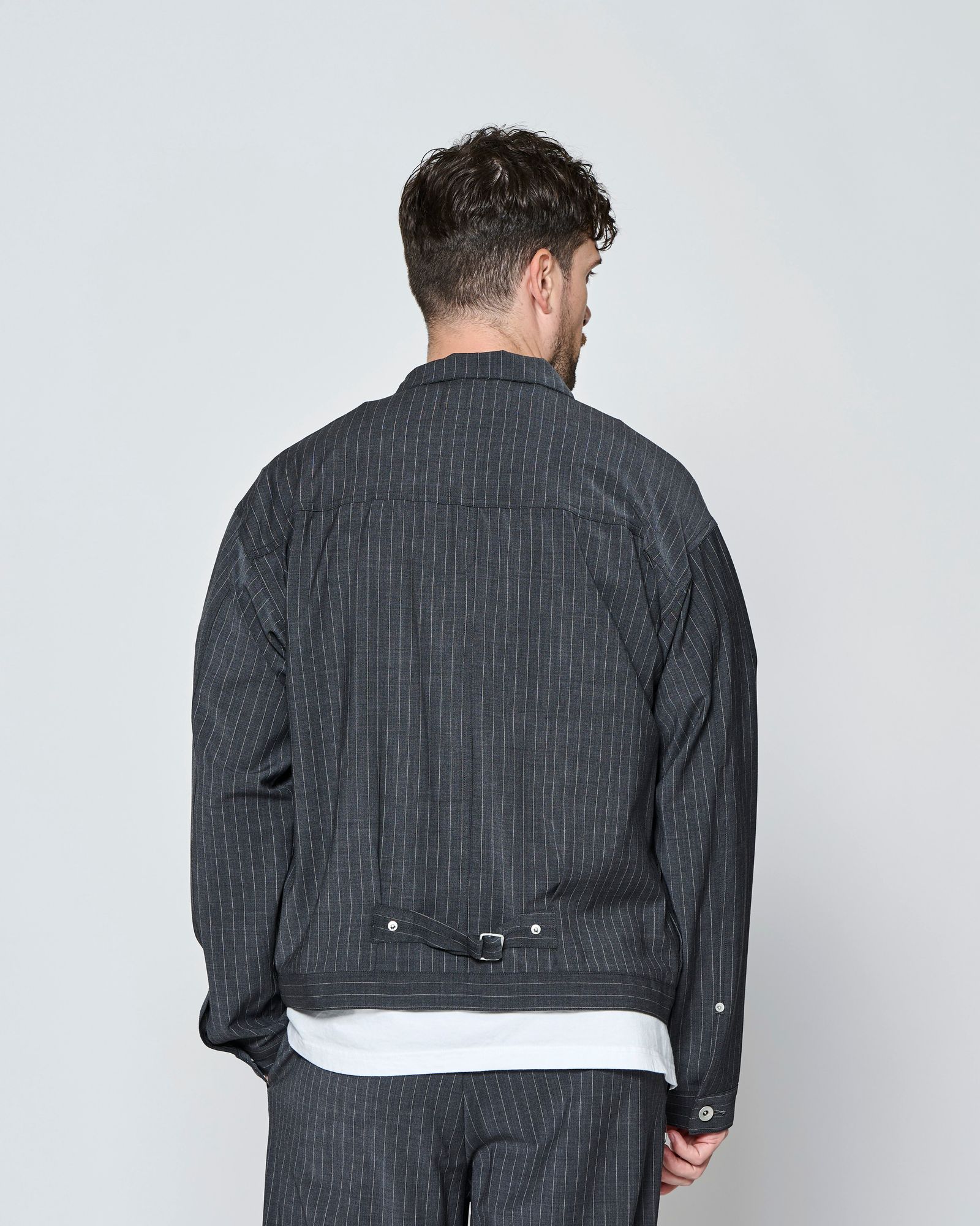 ☆先行予約☆ Type1 WWⅡ ストライプ トロピカルウール ジャケット  /  Type1 WWⅡ Stripe Tropical Wool Jacket / CHARCOAL 【JK2701】