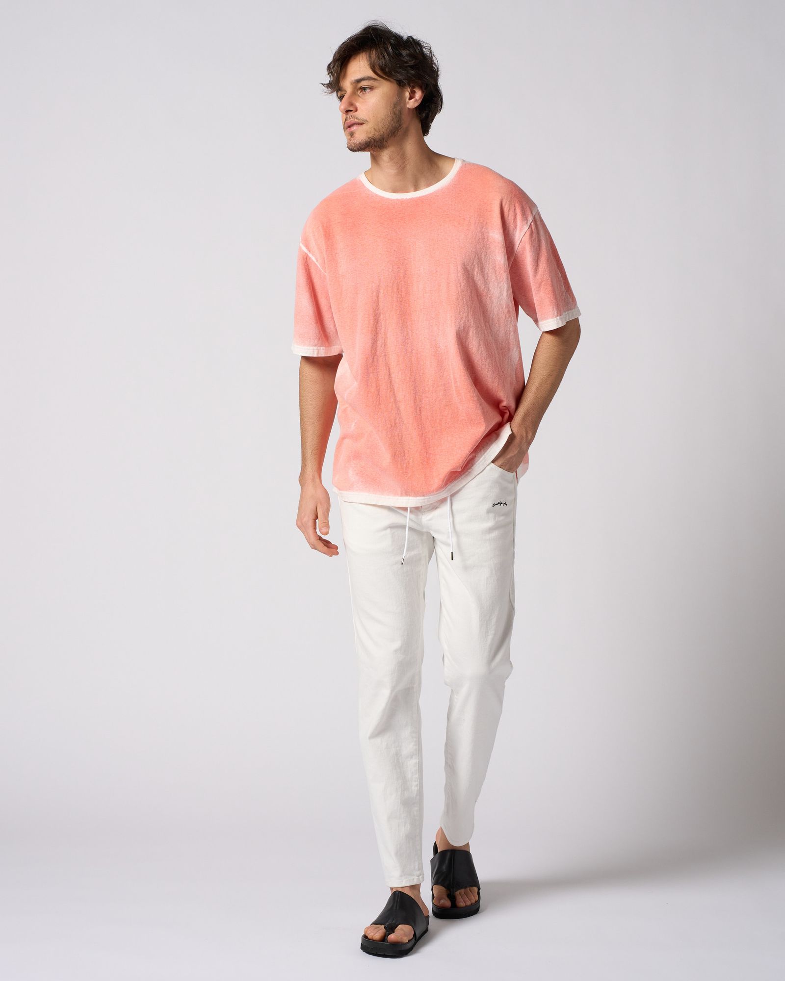 ☆先行予約☆ スリムテーパードデニム /  thin denim easy / WHITE [5224 ds07i]