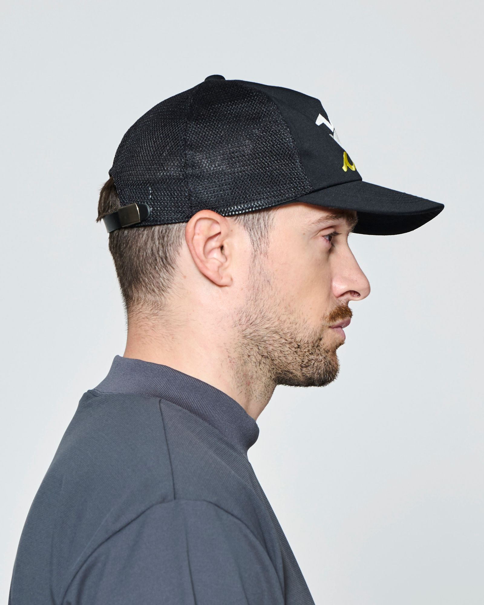 ☆先行予約☆muta MARINE × ACANTHUS  / サーフマンメッシュキャップ /  Surf Man Mesh Cap / BLACK【MA2720】