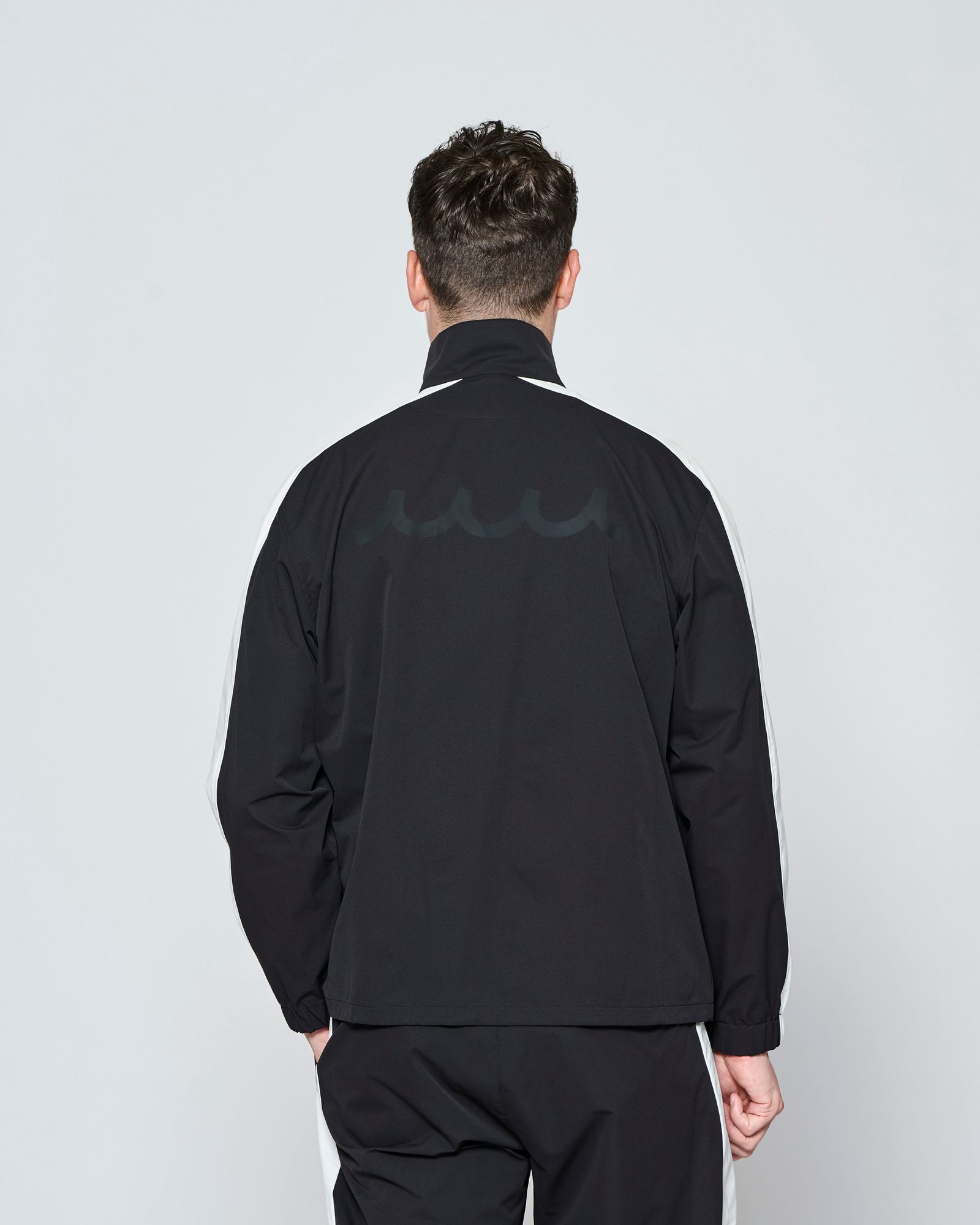 ☆先行予約☆muta MARINE × ACANTHUS  / サイドライントラックジャケット / Side Line Track Jacket / BLACK【MA2704】