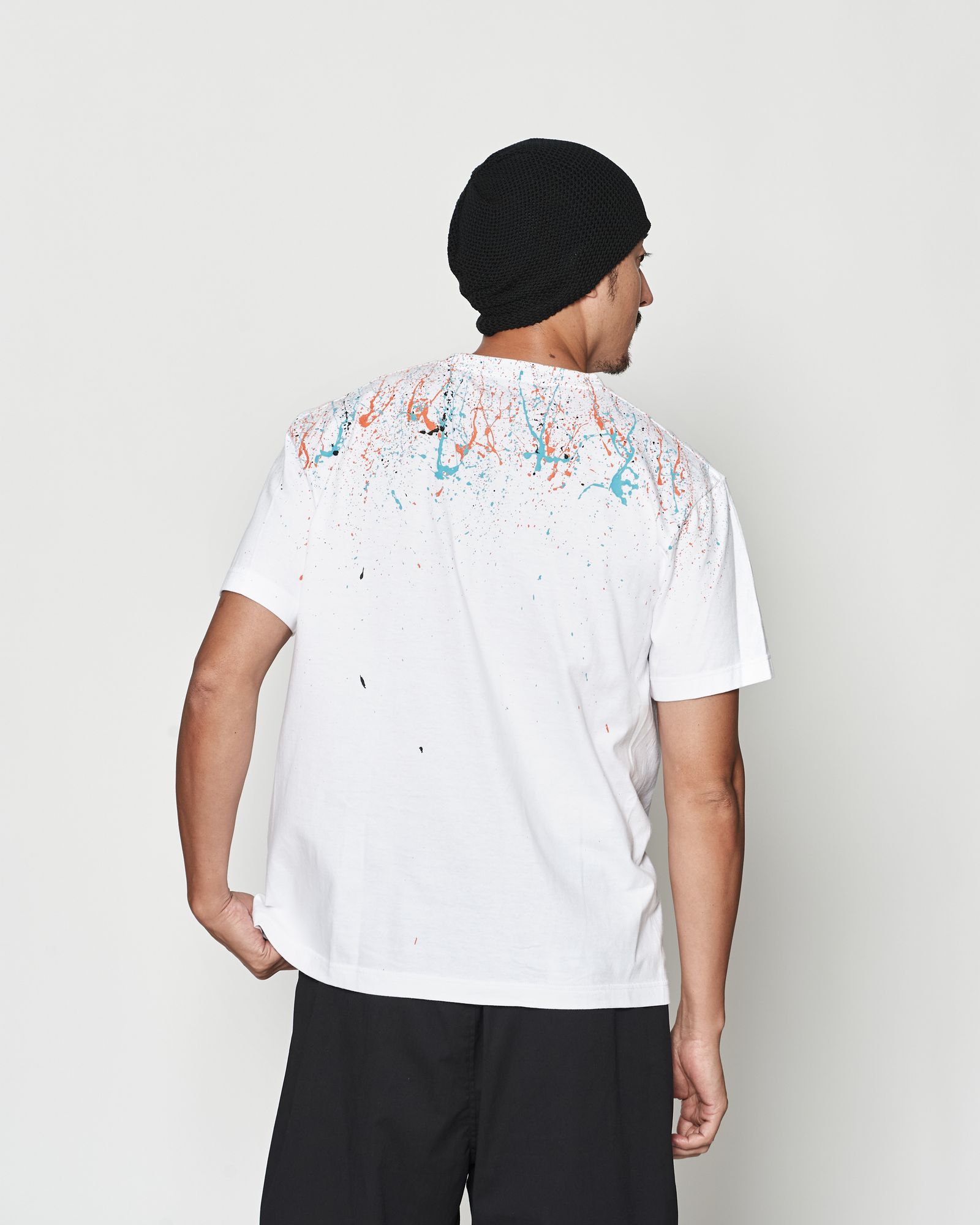 ☆先行予約☆muta MARINE × ACANTHUS  / スプラッシュマリンロゴTシャツ  /  Splash Marine Logo Tee / WHITE【MA2614】