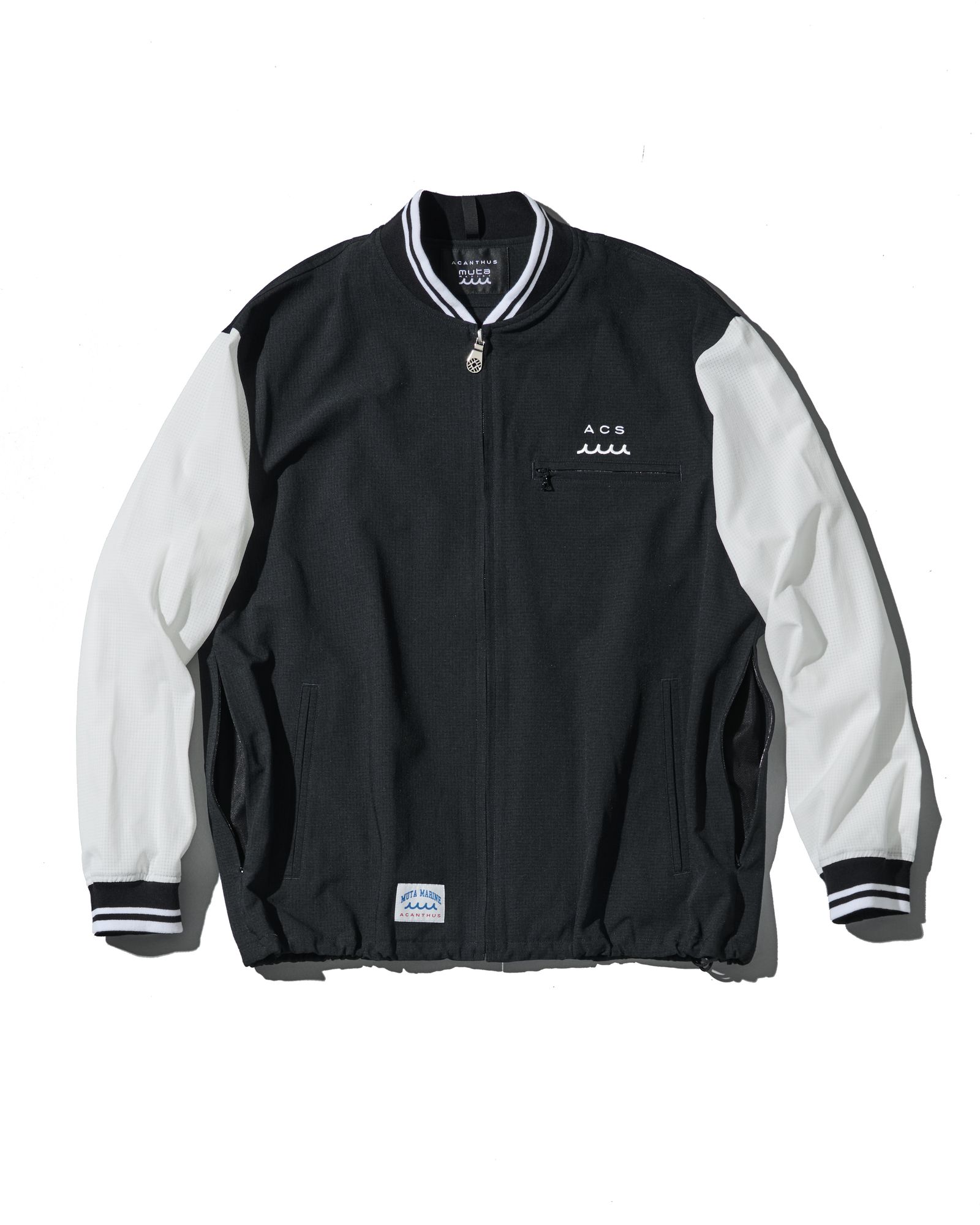 ☆先行予約☆muta MARINE × ACANTHUS  / Dot Air®ベンチレーションジャケット / Dot Air® Ventilation Jacket / BLACK WHITE【MA2603】