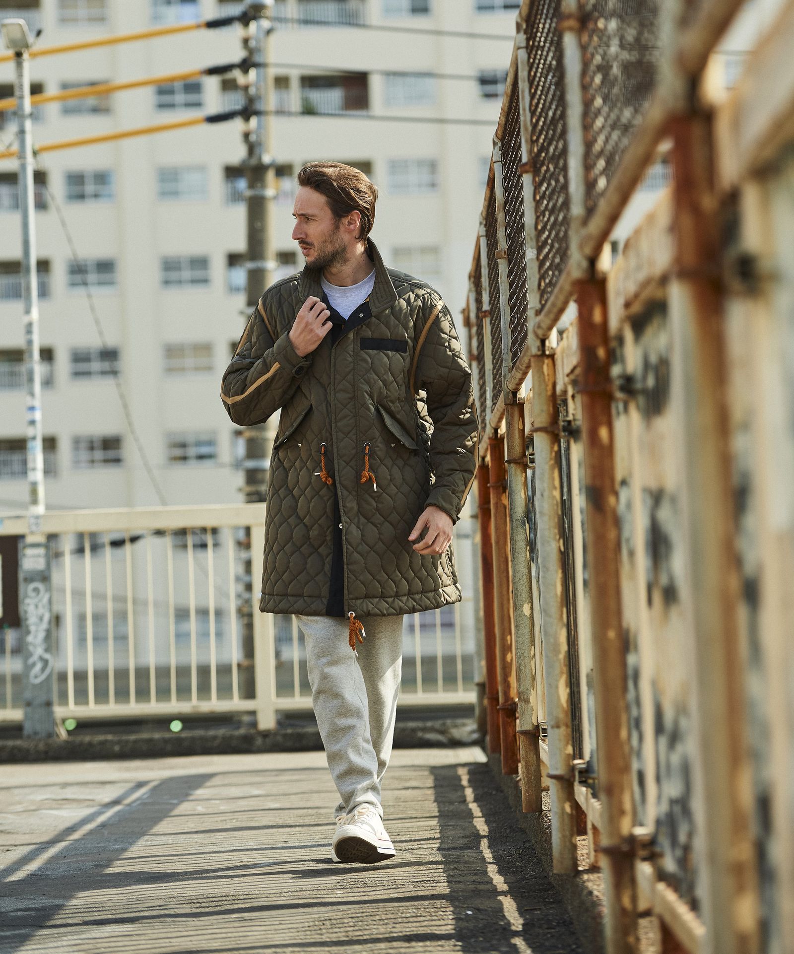 Quilting Mods Coat / OLIVE 【CO2301】
