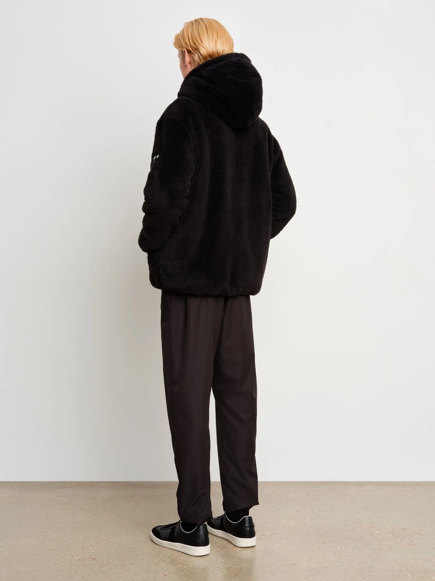 フード付き ボアブルゾン / MENFI /  メンフィ / BLACK [MJXA0212033588]