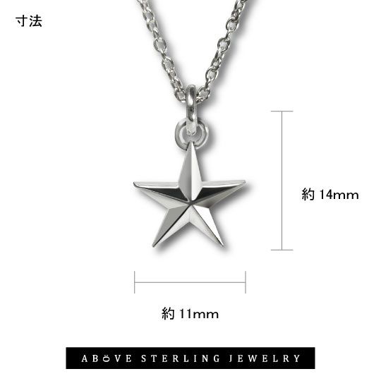 Tiny star necklace / タイニースターネックレス  シルバー [217A01S]