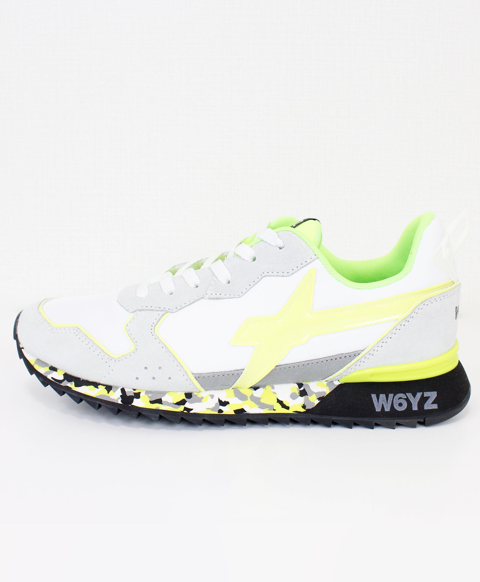 スニーカー / JET-M  / WHITE-YELLOW FLUO【41-1N40】
