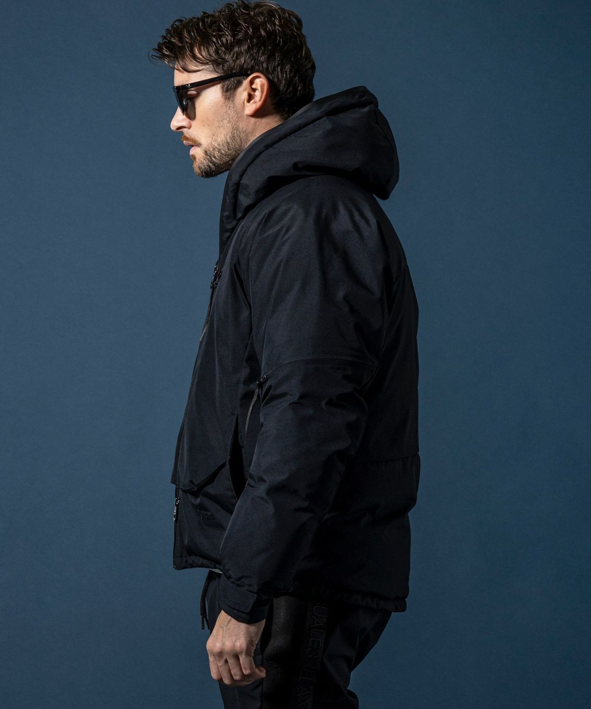 +phenix / ダウンパーカー WINDSTOPPER プロダクト by GORE-TEX LABS /ウィンドストッパー/ゴアテックス / ブラック 【USO-25133】