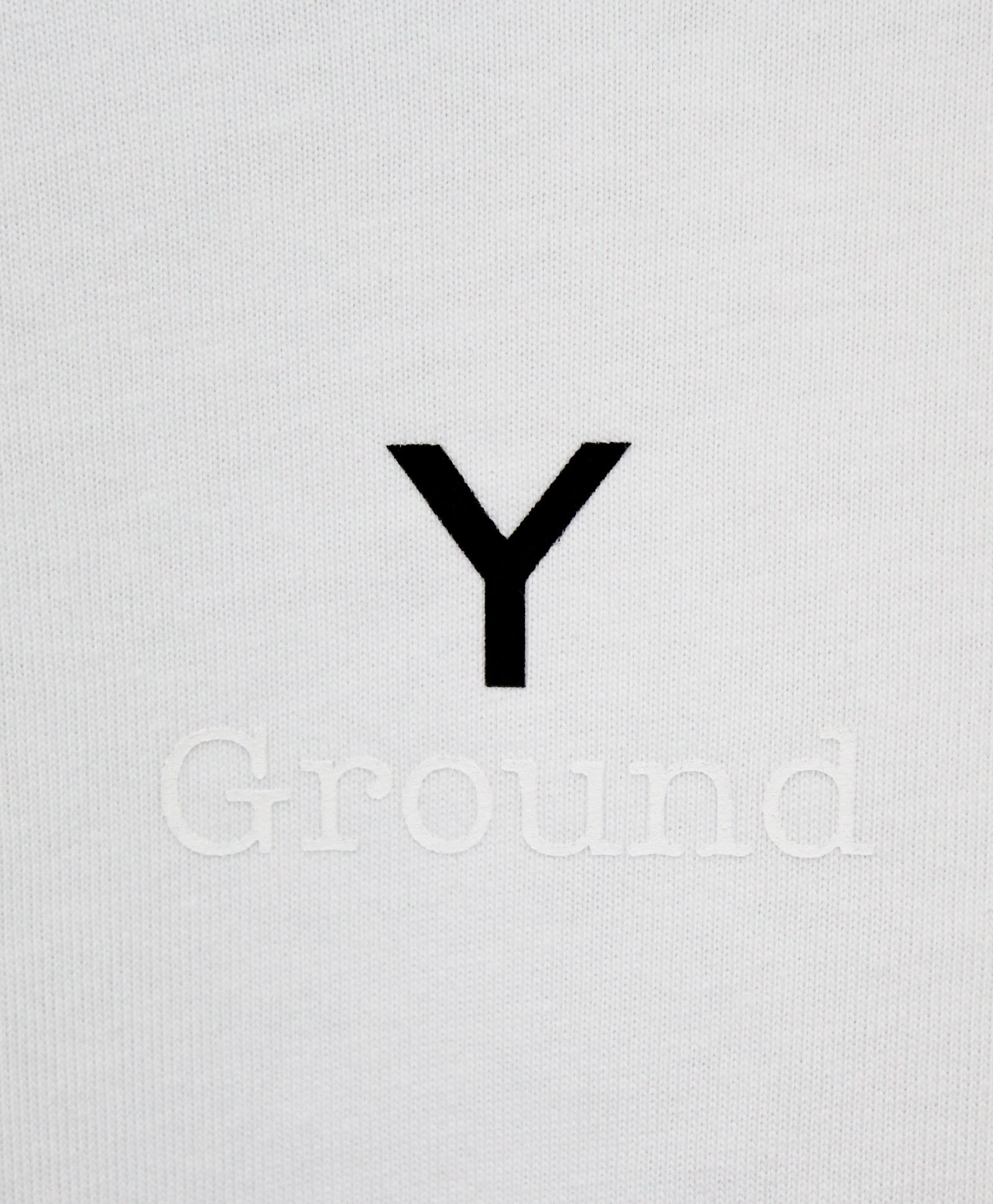 Ground Y×NEWERA(R) L/S TEE / WHITE [GL-T90-081-1]