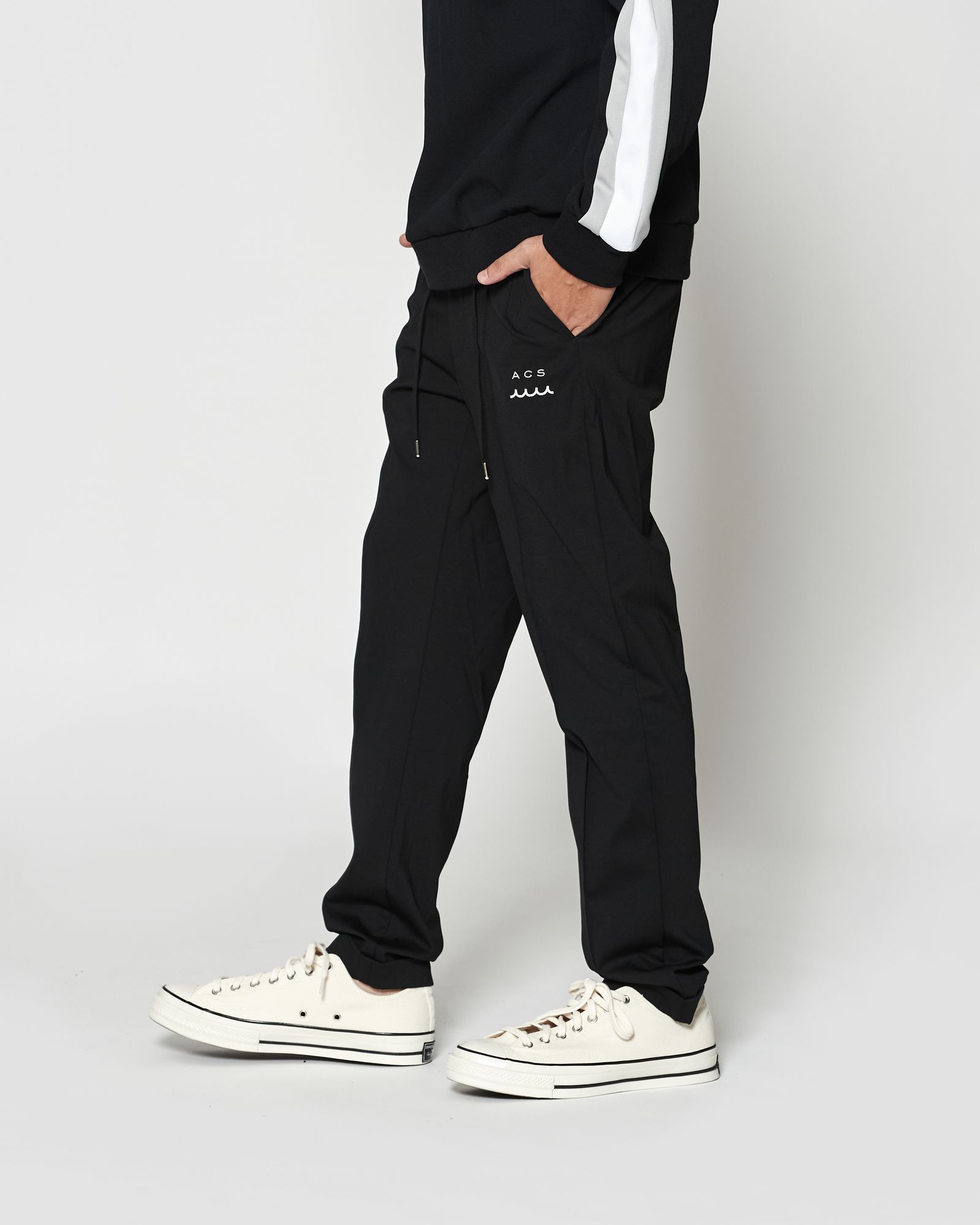 ☆先行予約☆muta MARINE × ACANTHUS / イージータイトスラックス / Easy Tight Slacks / BLACK 【MA2631】
