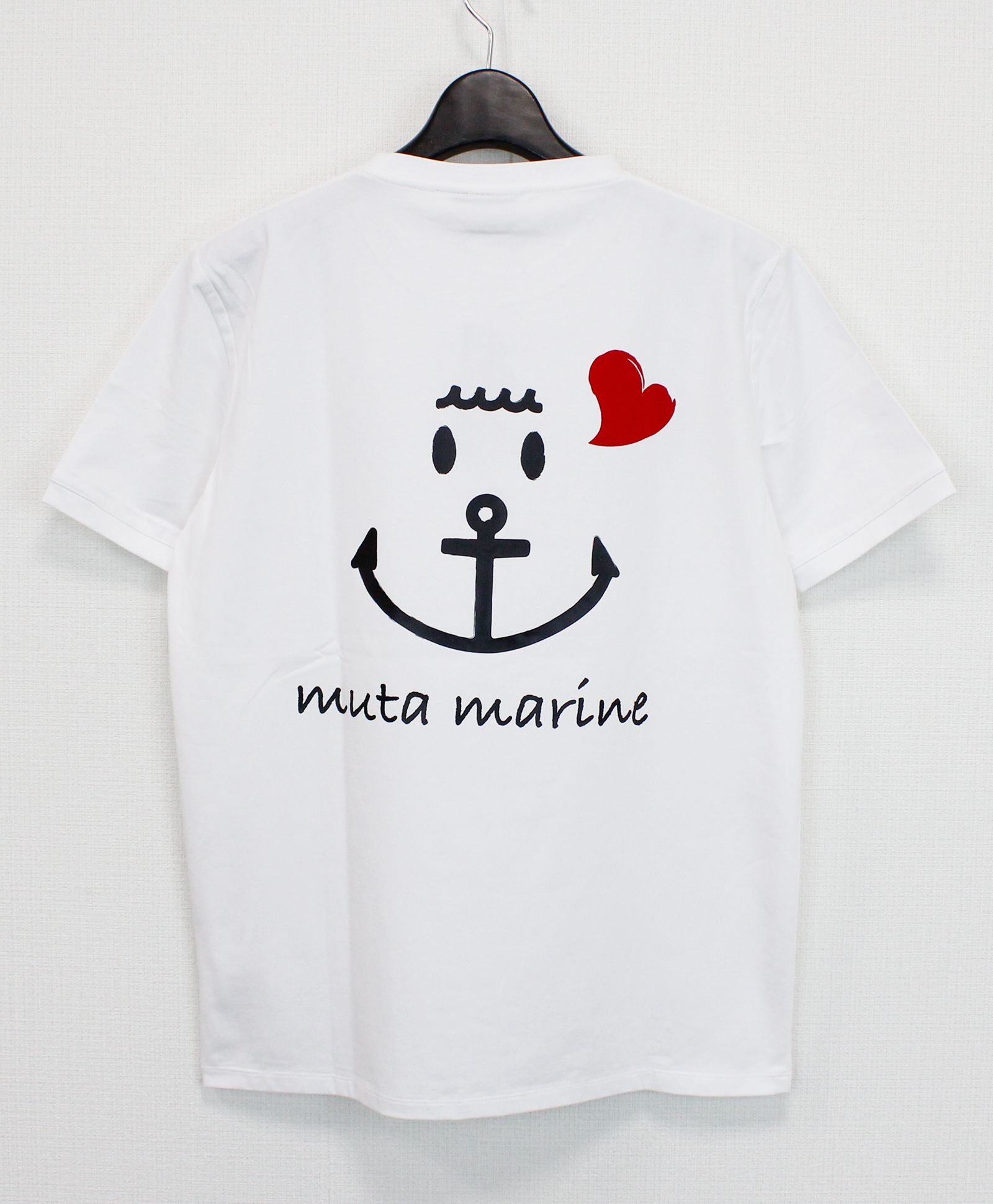 muta - SMILE HEART Tシャツ / ホワイト [MMAX-434467] | femt