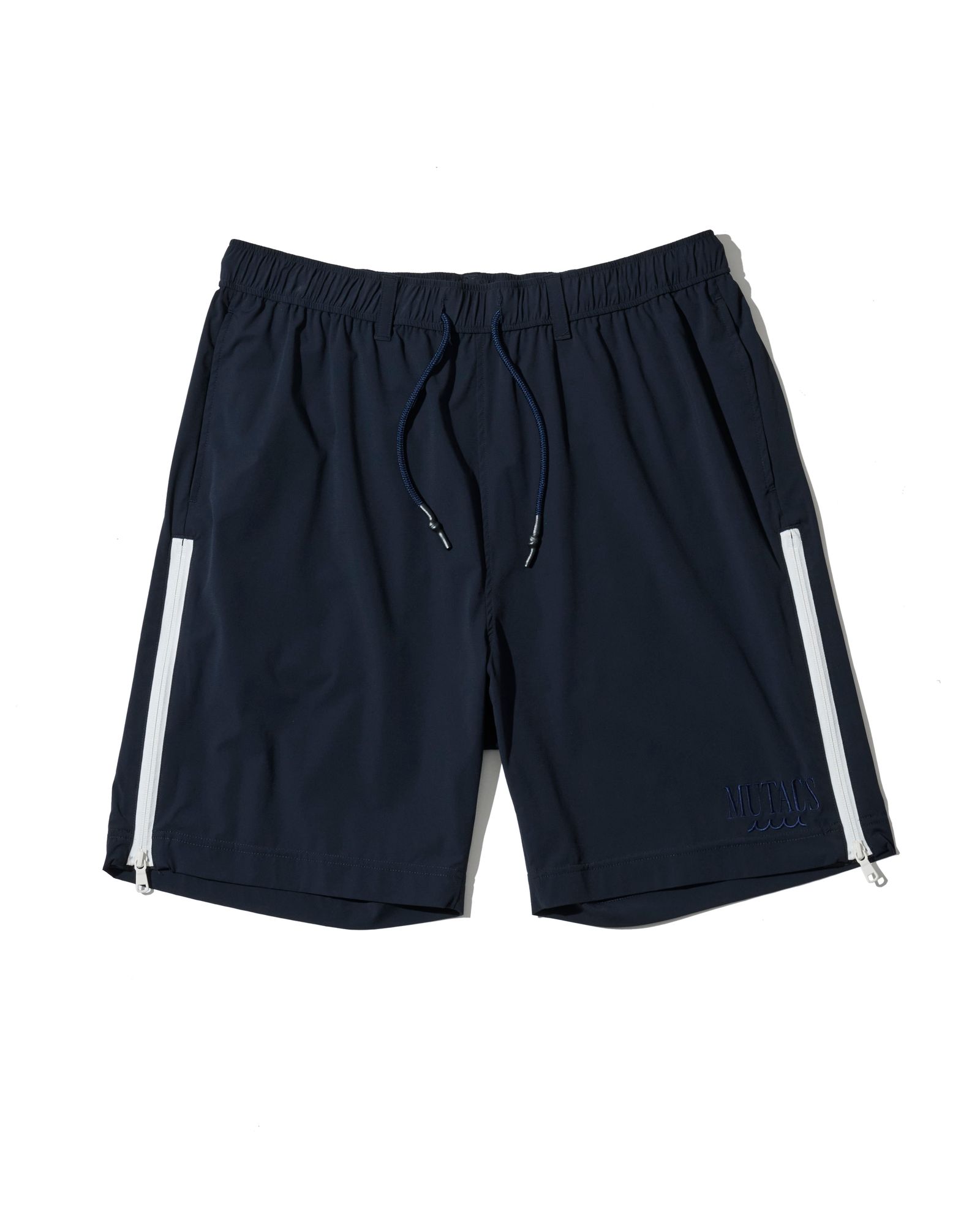☆先行予約☆muta MARINE × ACANTHUS  / サイドジップショーツ /  Side Zip Shorts / NAVY【MA2707】