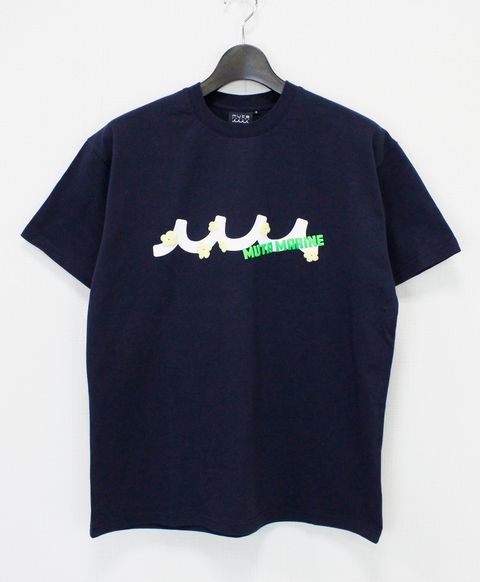 FLOWER WAVE Tシャツ / ネイビー[MMBG-434793]⭐︎