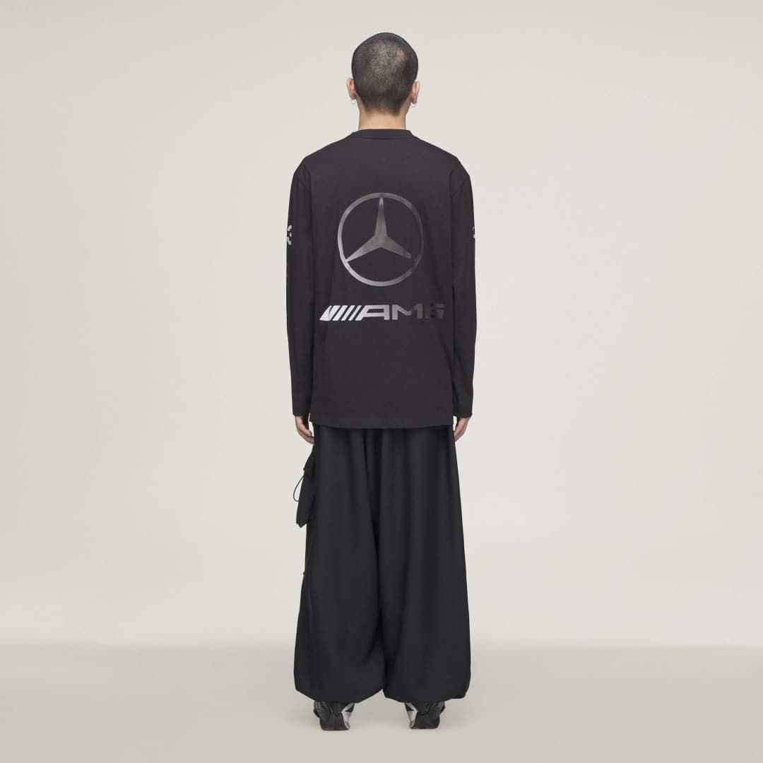 ロング スリーブ ティー / Y-3 MERCEDES - AMG PETRONAS FORMULA 1 TEAM CHAOS LOGO LONG SLEEVE TEE / BLACK [KR2372-APPS26]