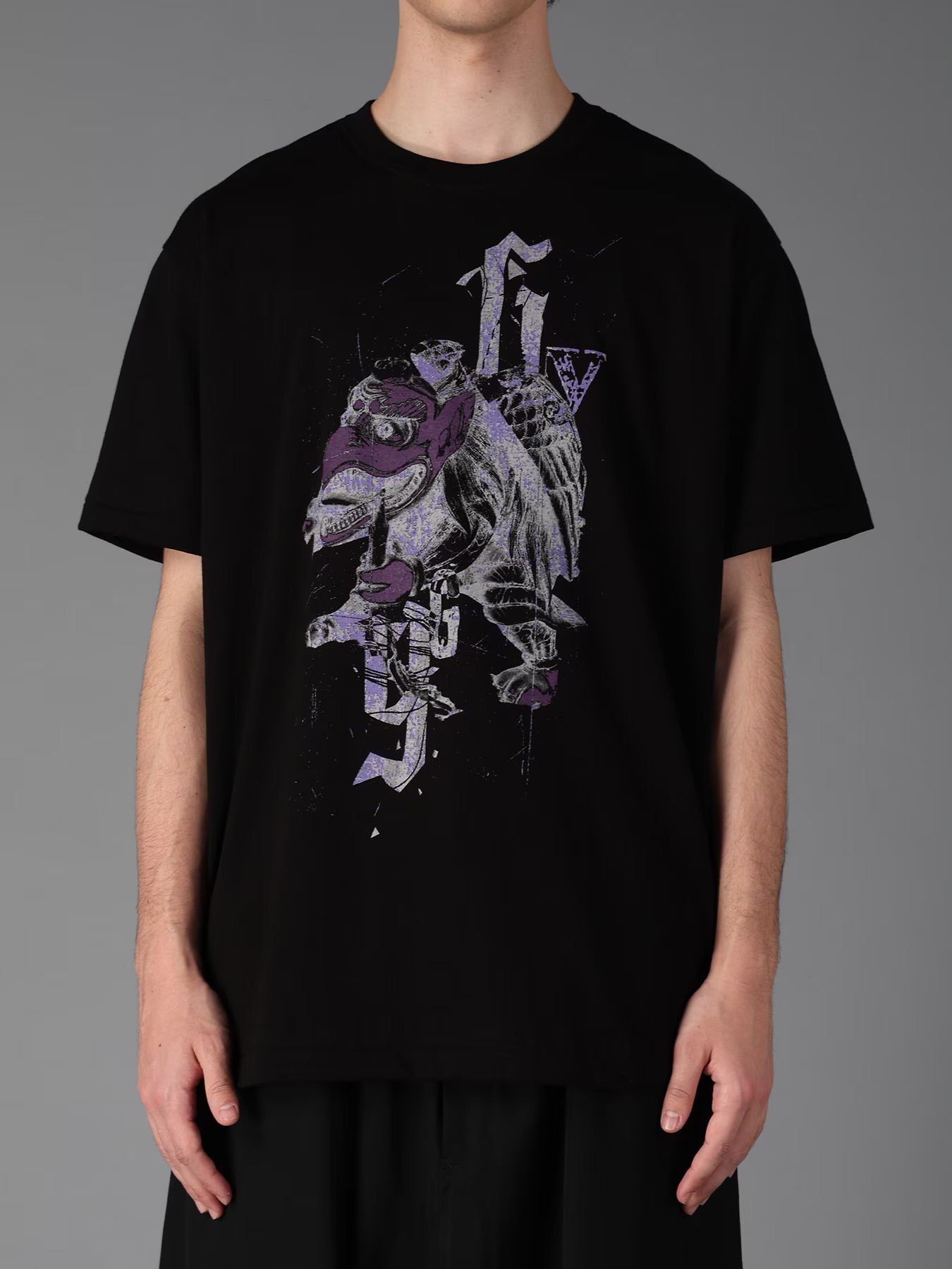 JERSEY TENGU T-SHIRT / BLACK [GW-T73-070-2]