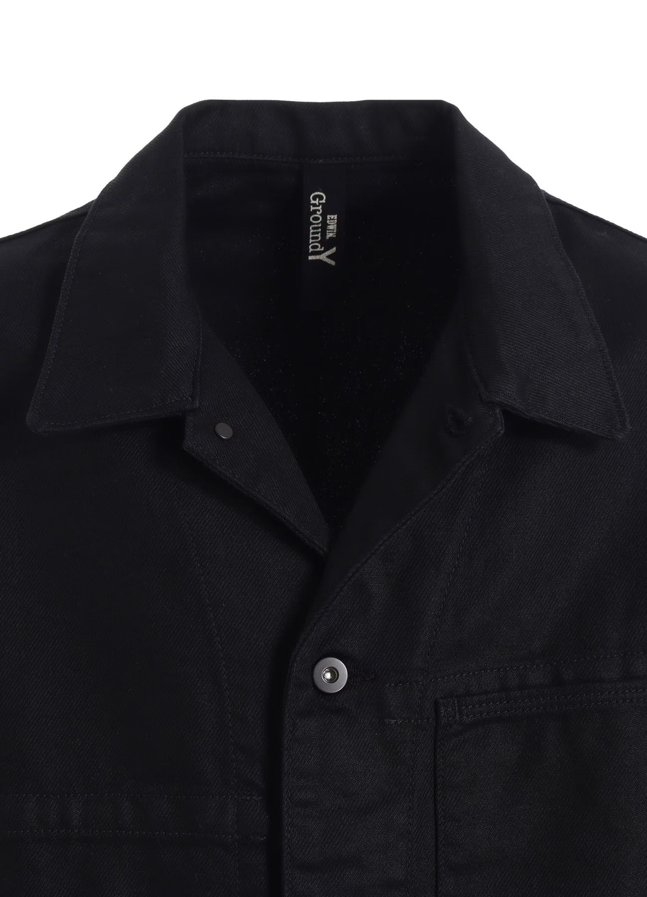 Ground Y×EDWIN 9oz BLACK TWILL COVERALL  / ブラックツイルカバーオール / BLACK [GX-Y01-007-1]