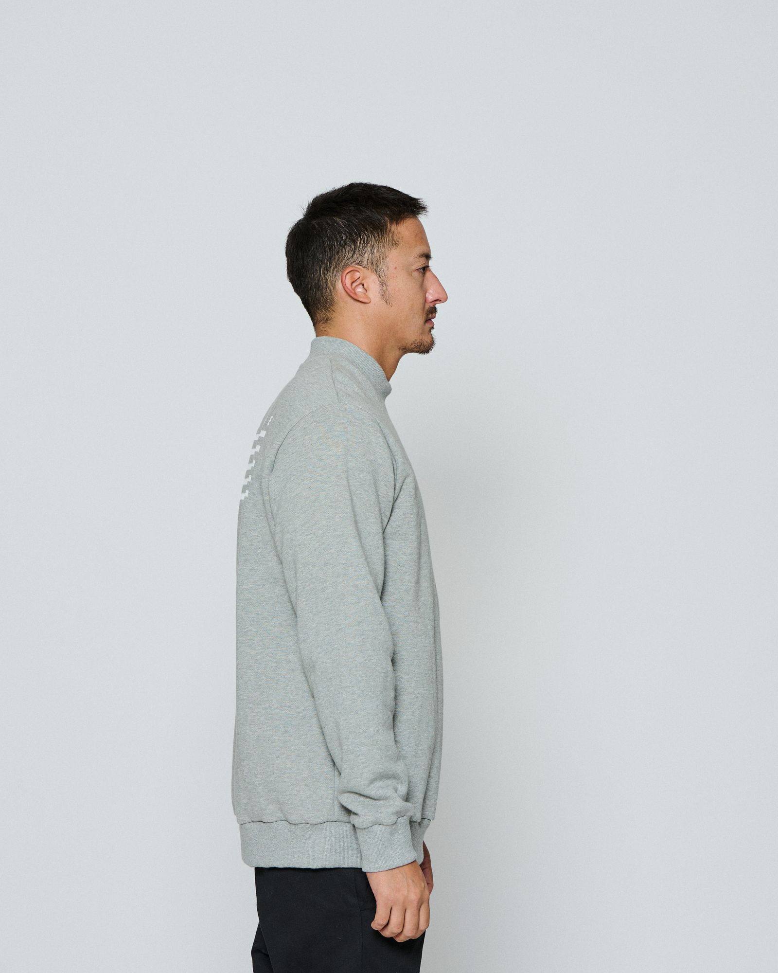 ☆先行予約☆ muta MARINE × ACANTHUS / モックネックスウェット / Mockneck Sweatshirts / GREY 【MA2655】