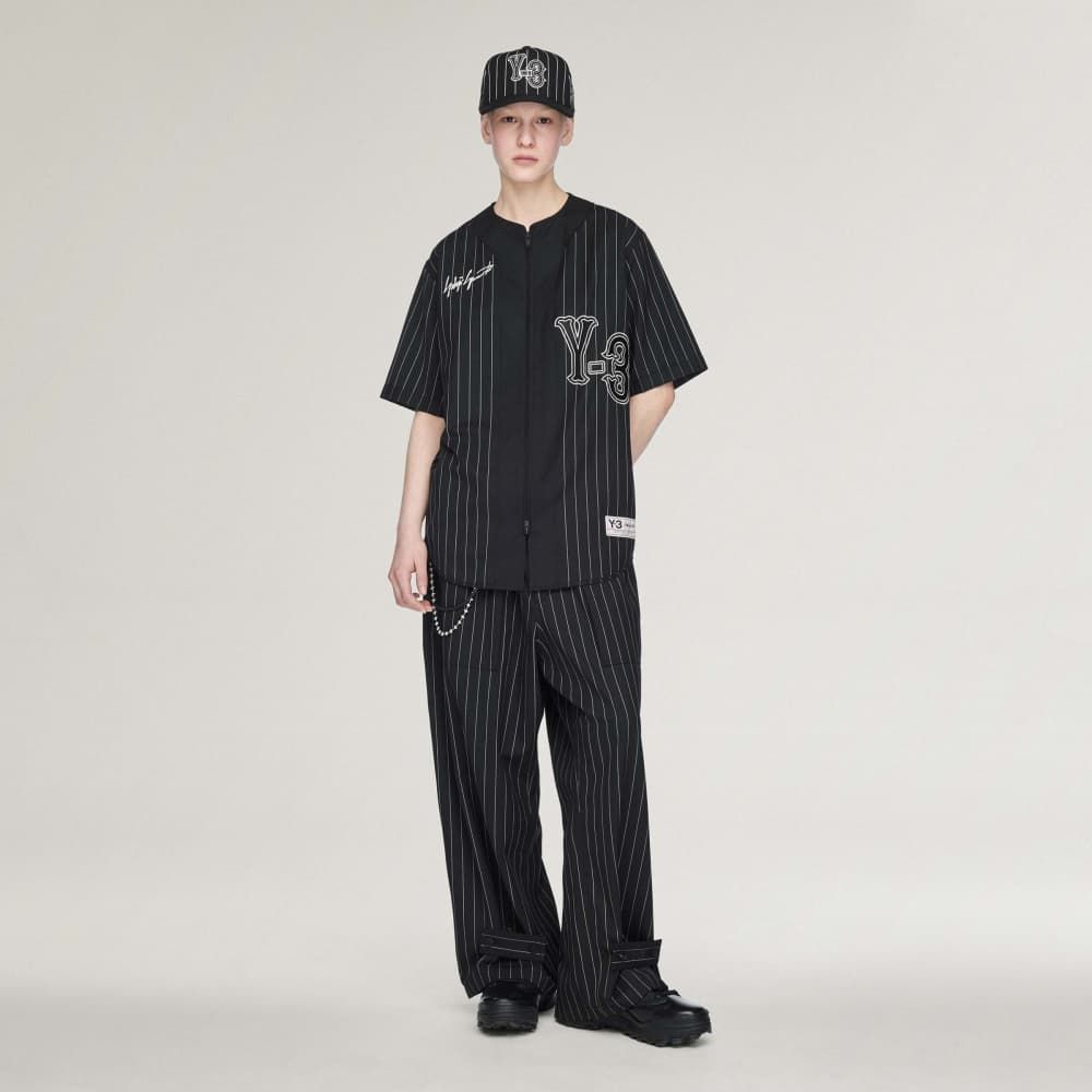 エリート 5 ベースボールシャツ / Y-3 ELITE 5 BASEBALL SHIRT / BLACK [KS7640-APPS26]