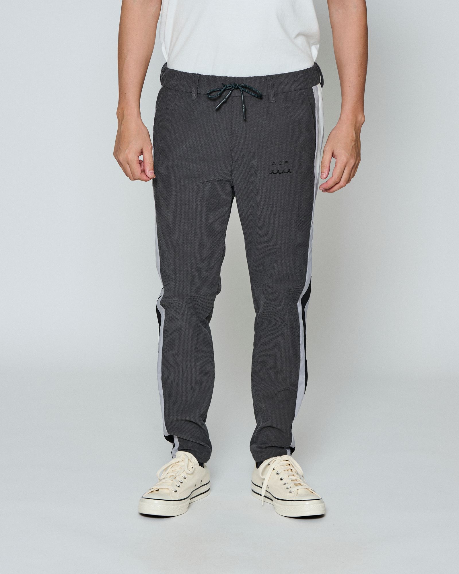 ☆先行予約☆ muta MARINE × ACANTHUS / トラックパンツ / Split Track Pants / CHARCOAL 【MA2659】