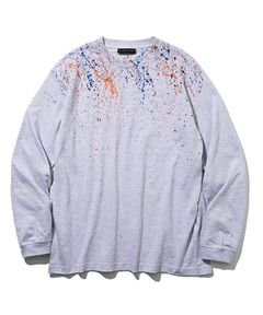 ACANTHUS(アカンサス) スプラッシュL/S Tシャツ / Splash L-S Tee / ASH GREY